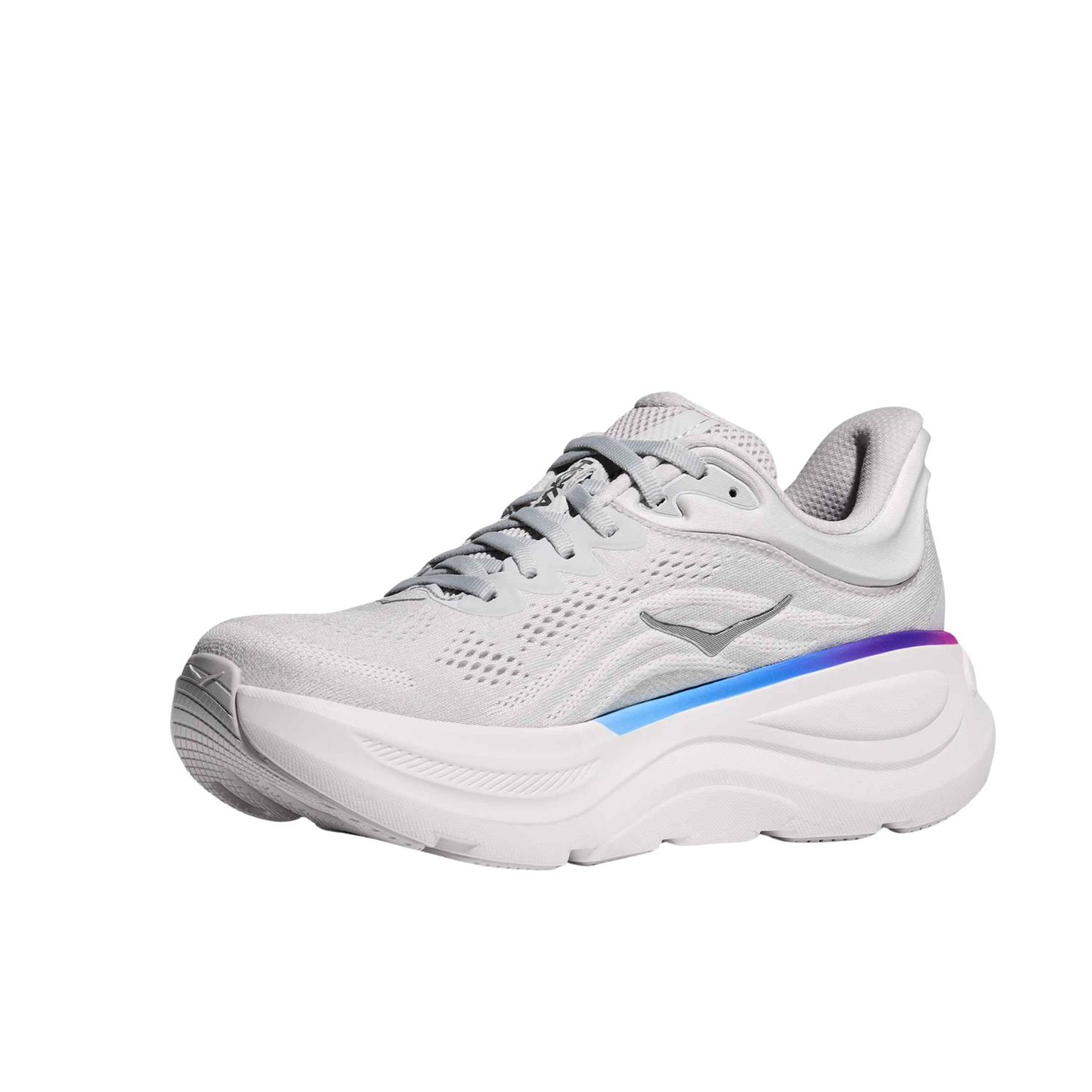 Hoka Bondi 9 Running Shoes Women - Cosmic Grey/White