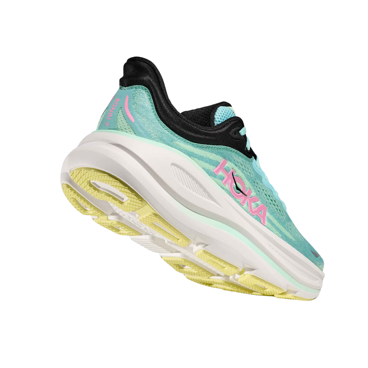 Hoka Bondi 9 Running Shoes Women - Blue Spark/Mint Fluorite