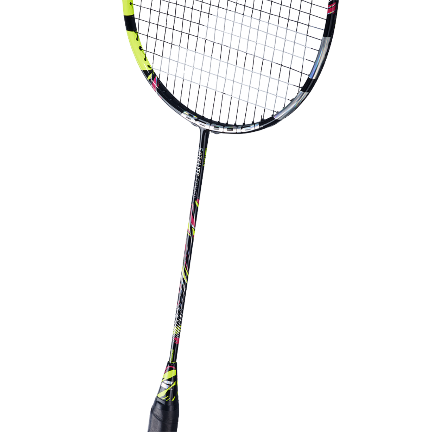 Babolat Satelite Power Badminton Racket Strung - Black/Yellow Badminton Rackets Babolat