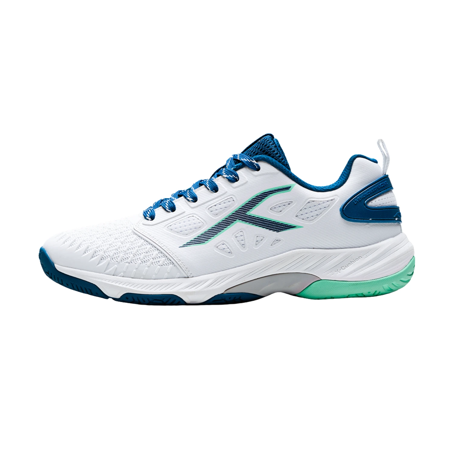 Hundred Hypercourt Badminton Shoes - White Badminton Shoes Hundred