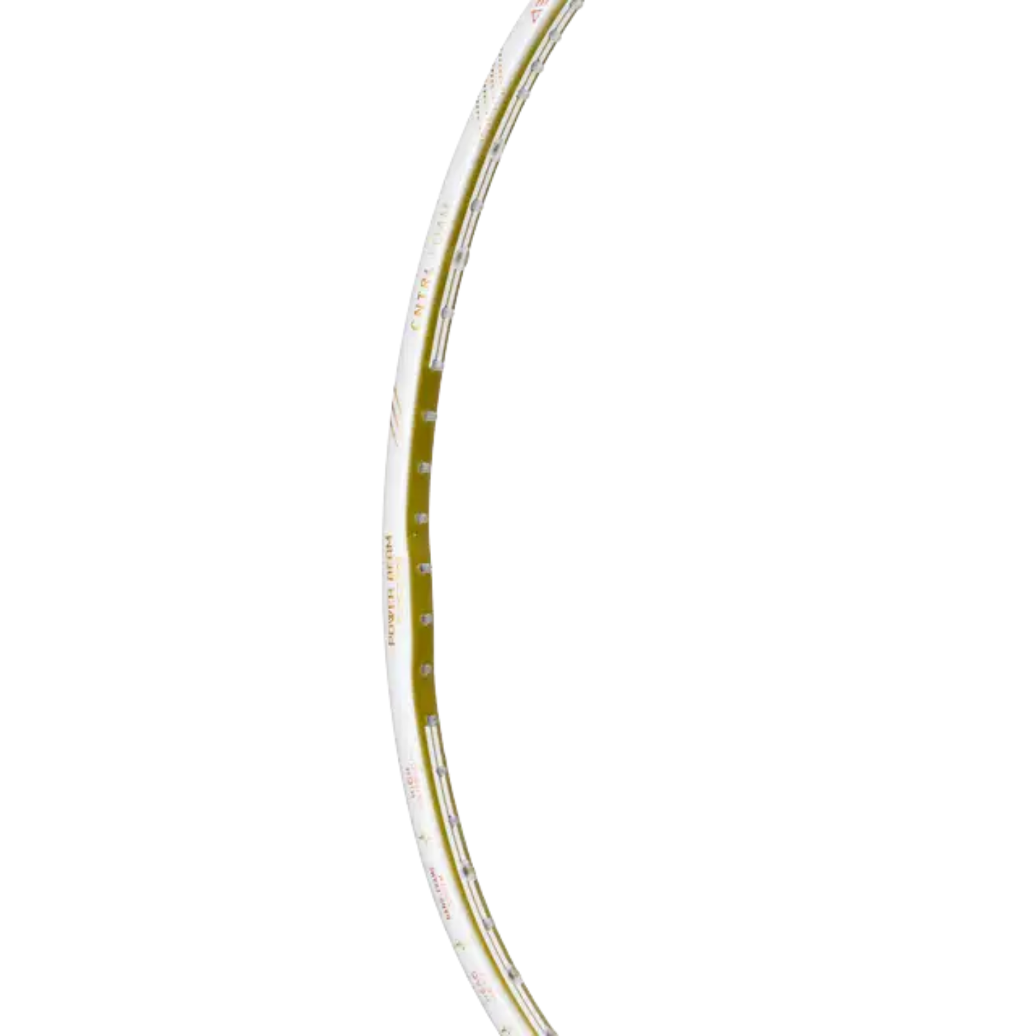 Hundred Ioniq 80 Limited Edition 4U Badminton Racket - White/Gold Badminton Rackets Hundred