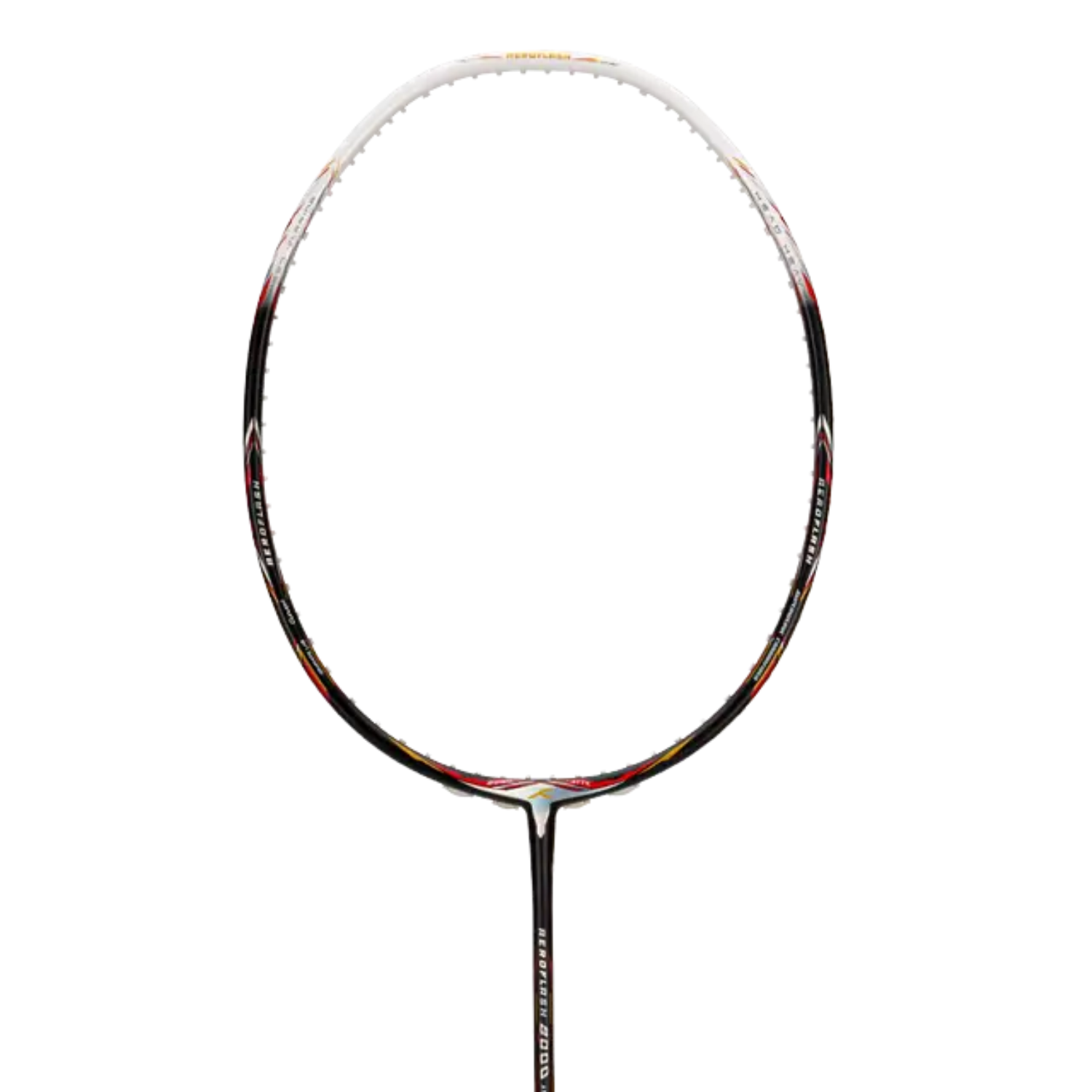 Hundred Aeroflash 8000 Attack 4U Badminton Racket - Black/White/Silver Black White Silver 4U6 Badminton Rackets Hundred