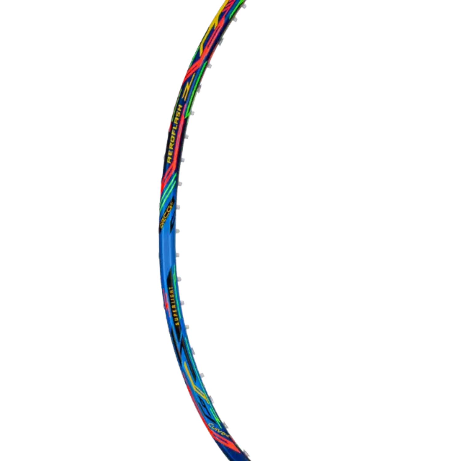 Hundred Aeroflash X Zoom 5U Badminton Racket - Navy/Blue/Orange Badminton Rackets Hundred