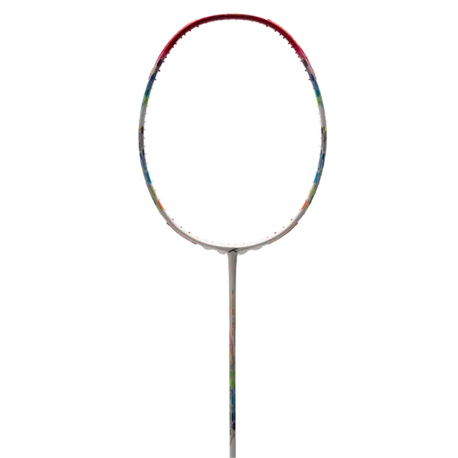 Hundred Flutter 7 Attack 4U Badminton Racket - White/Red White Red 4U6 Badminton Rackets Hundred
