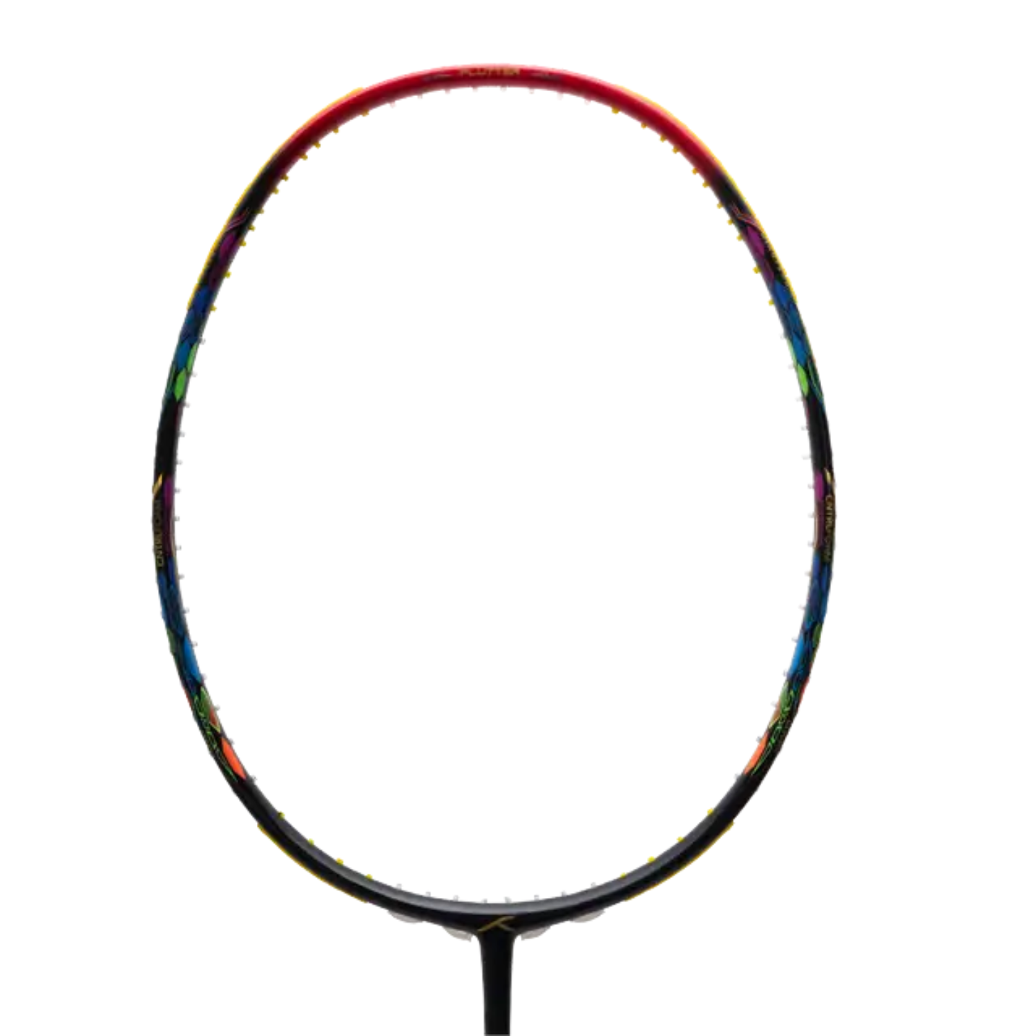 Hundred Flutter 7 Attack 4U Badminton Racket - Black/Red Badminton Rackets Hundred