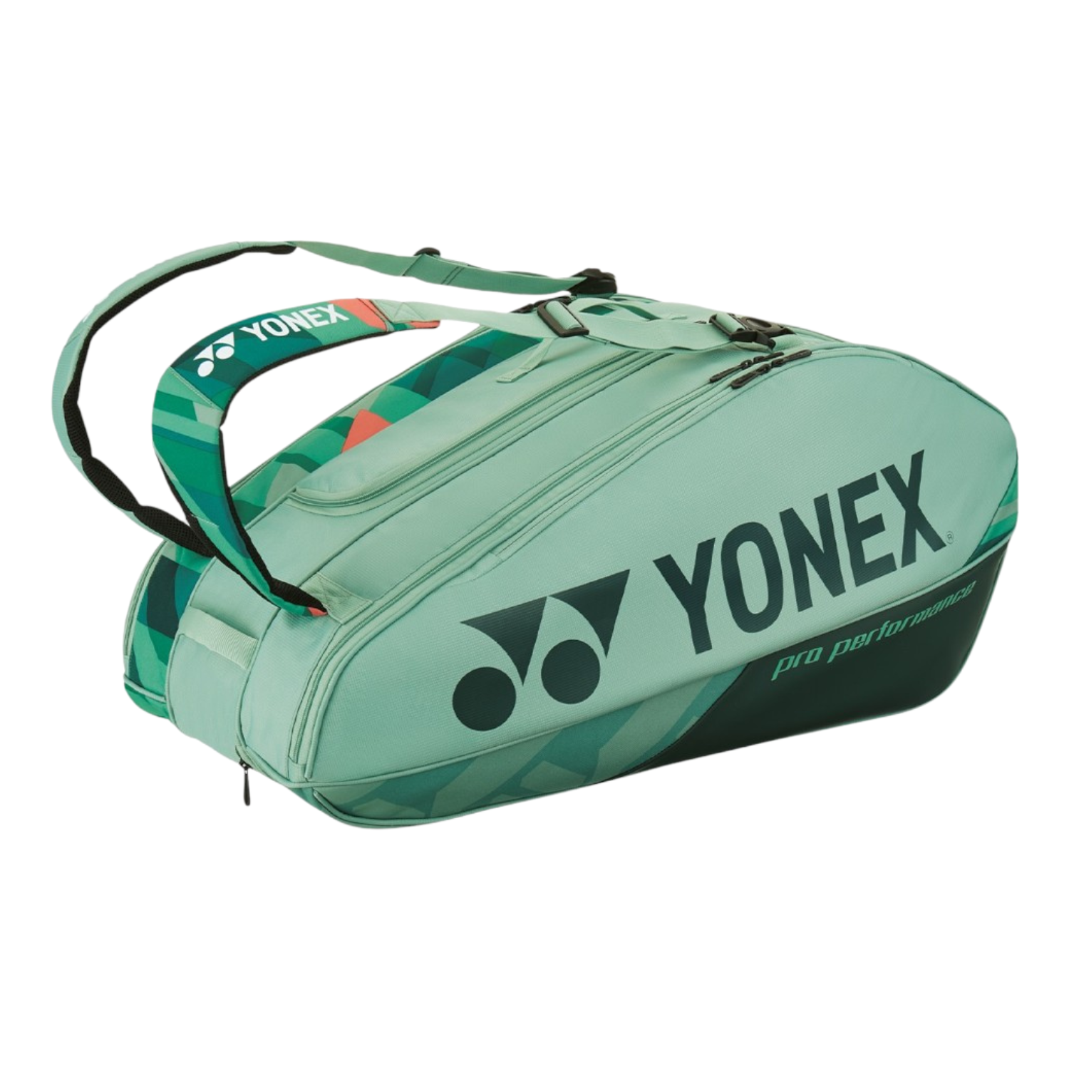 Yonex BA92429EX Pro 9 Racket Bag - Olive Green Olive Green One Size Luggage Yonex