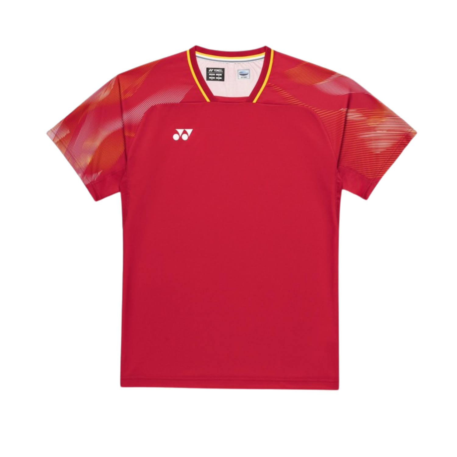 Yonex 10733YX China NT Crew Neck Shirt Men - Bright Red Bright Red Clothing Yonex