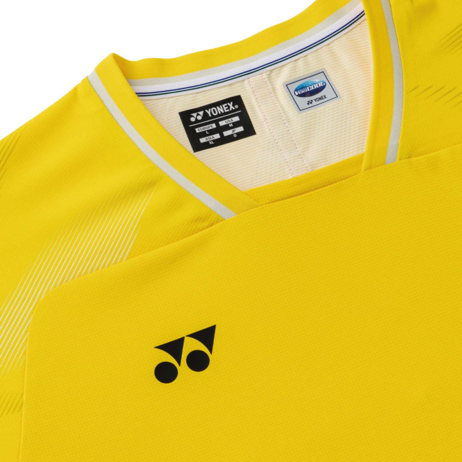 Yonex 10733YX China NT Crew Neck Shirt Men - Bright Yellow Clothing Yonex