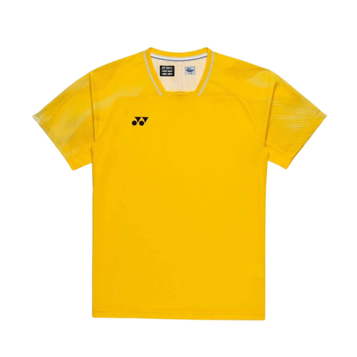Yonex 10733YX China NT Crew Neck Shirt Men - Bright Yellow Bright Golden Yellow Clothing Yonex