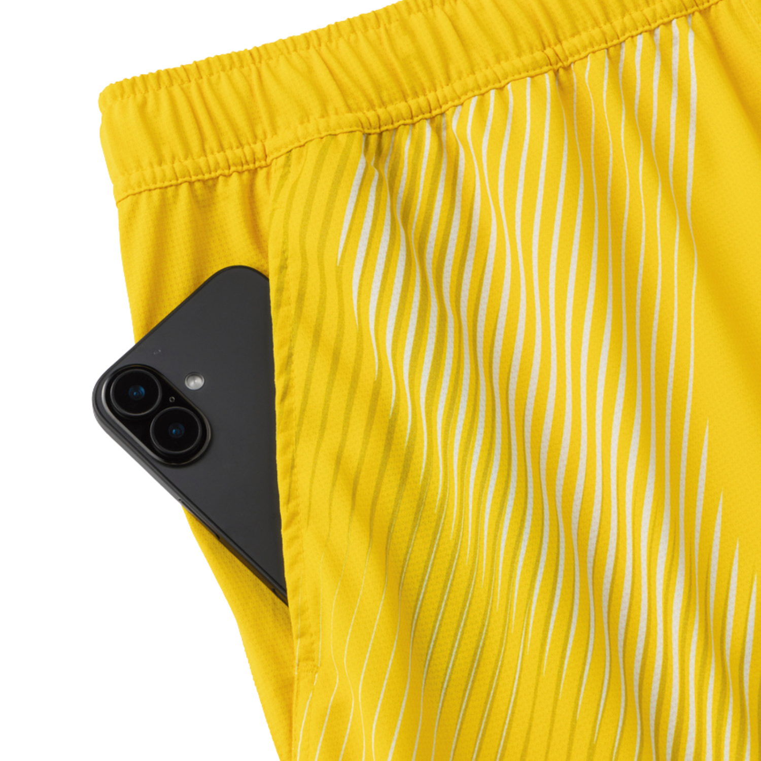 Yonex 15250YX China NT Knit Shorts Men - Bright Yellow Clothing Yonex