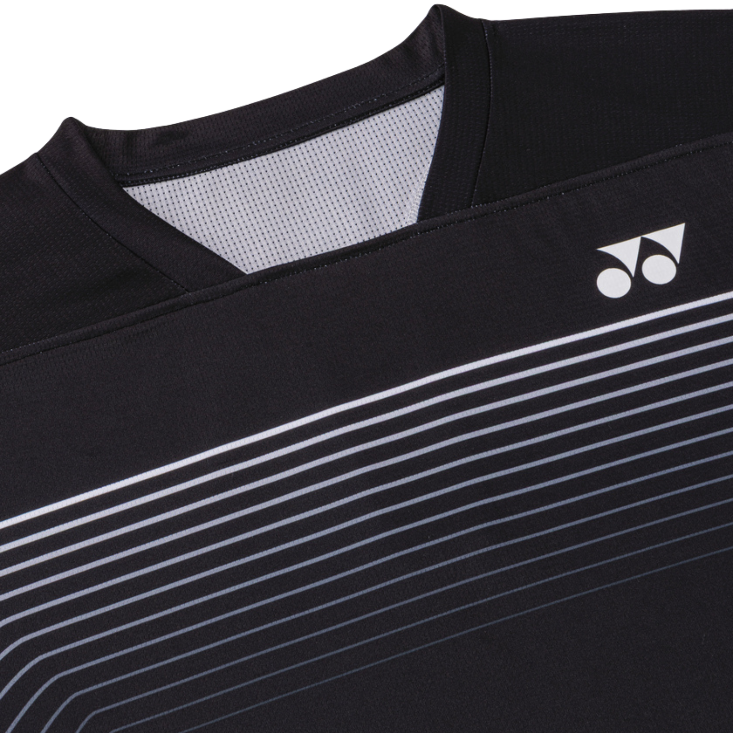 Yonex 10727KEX Practice Crew Neck Shirt Kids - Black Clothing Yonex