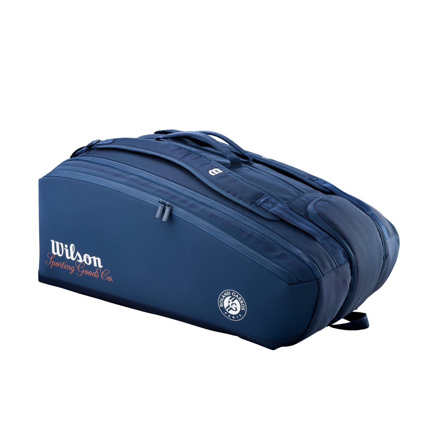 Wilson Roland Garros 2026 Session Soire 15 Racket Bag - Navy/Clay Navy Clay 15 Rackets Luggage Wilson