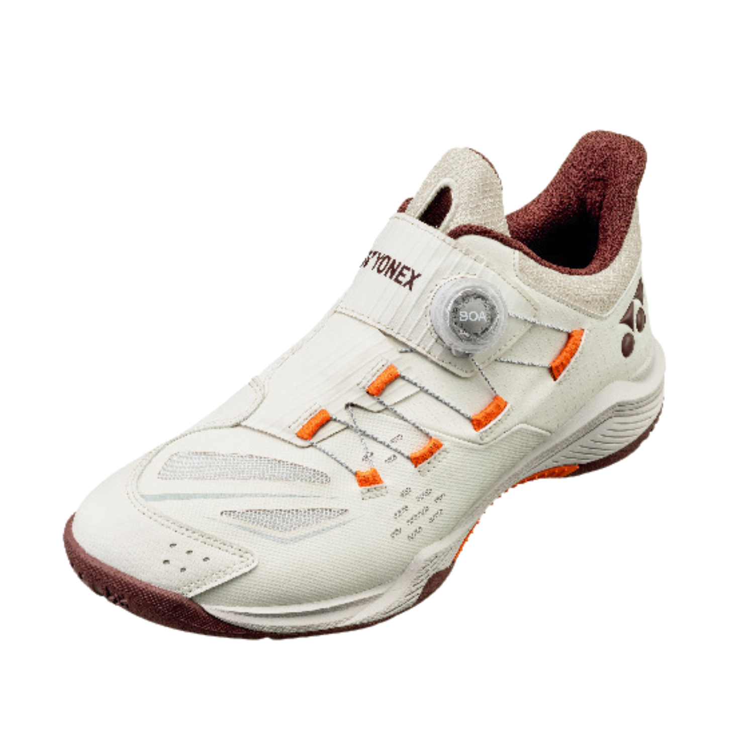 Yonex Power Cushion 88 Dial Wide Badminton Shoe Unisex - Light Beige Badminton Shoes Yonex