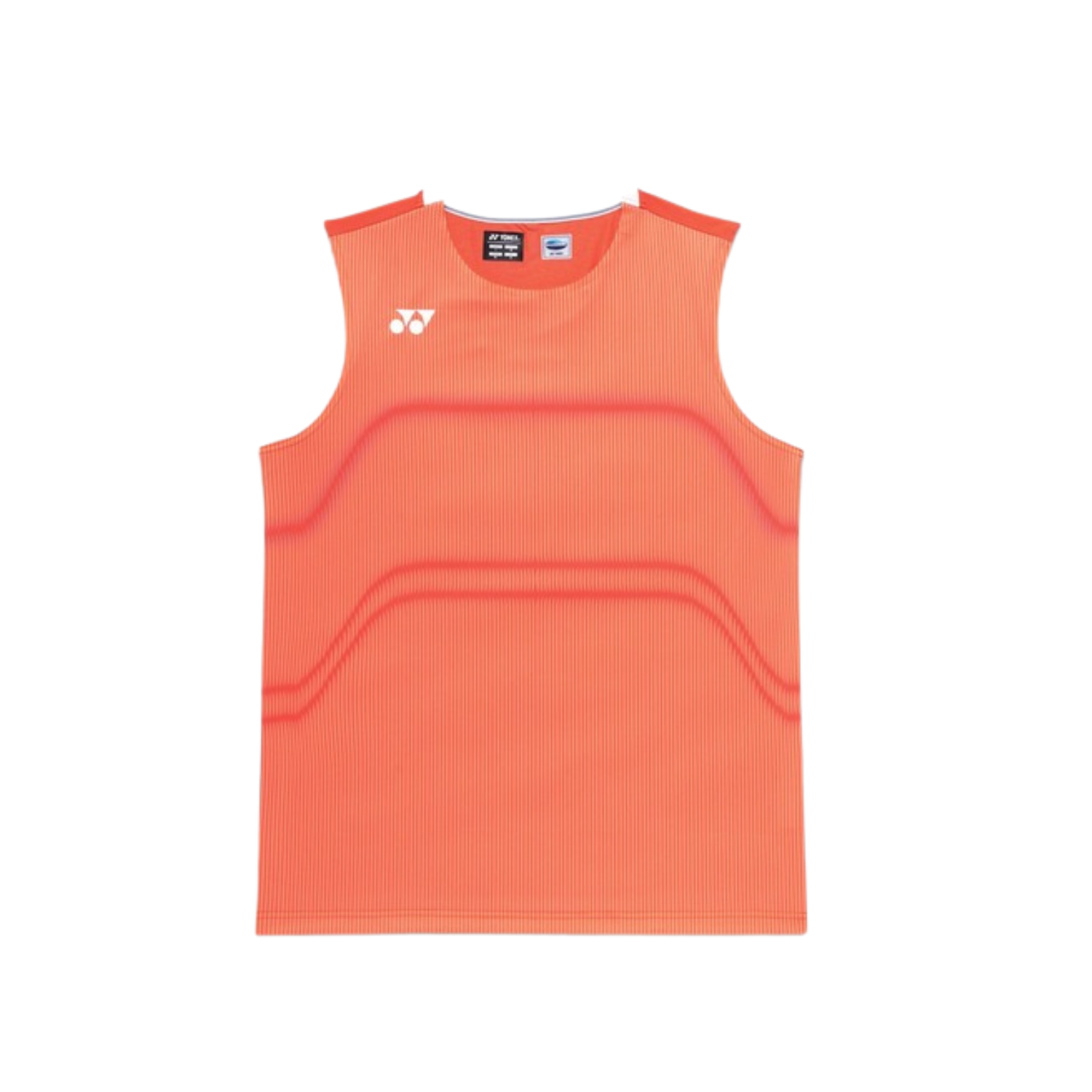 Yonex 10714YX Tournament Sleeveless Top Men - Cyber Orange Cyber Orange Clothing Yonex