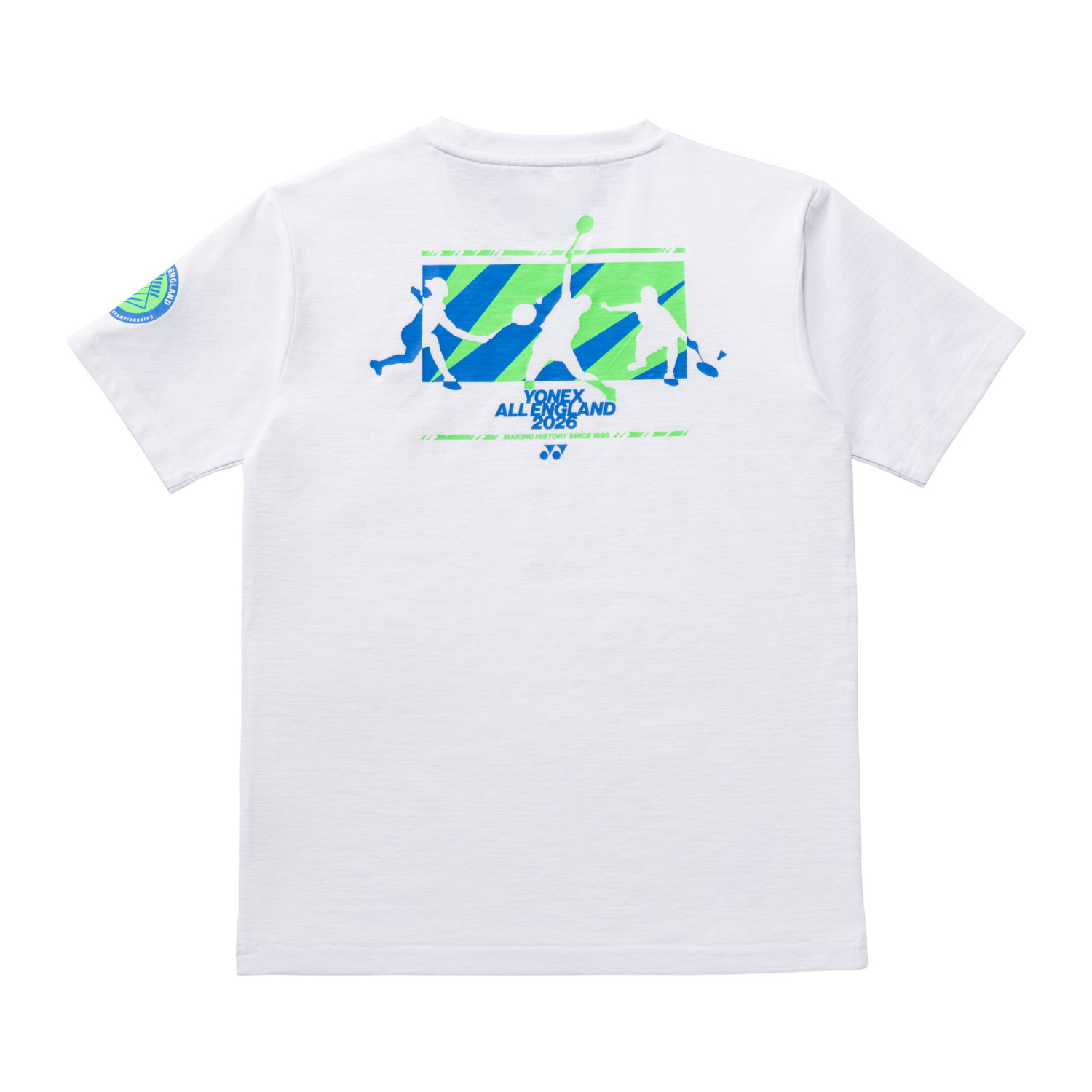 Yonex All England YOB26012EX Souvenir T-Shirt Junior - White Clothing Yonex