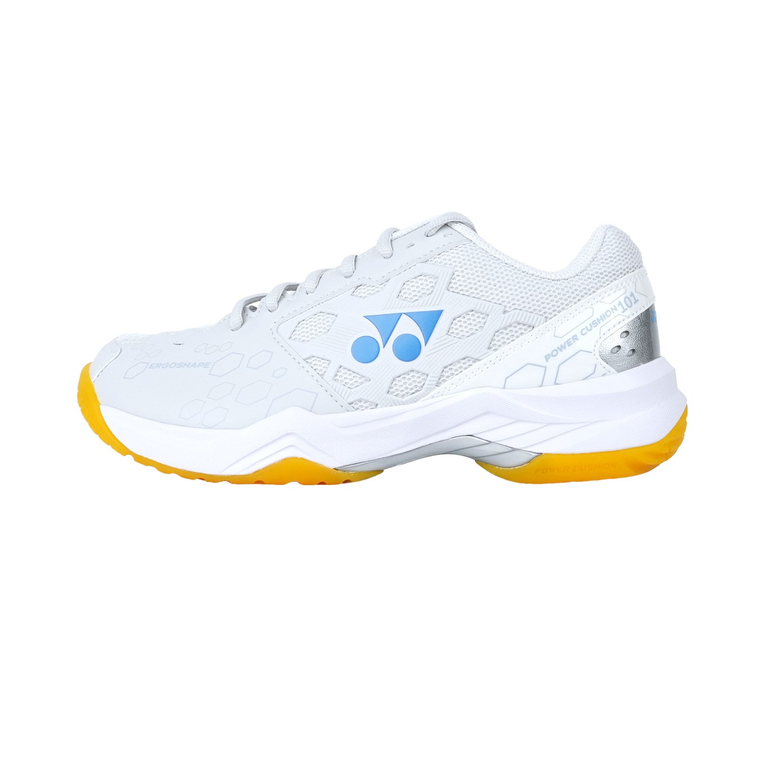 Yonex SHB101EX Power Cushion 101 Badminton Shoe Unisex - Ice Grey/ White Badminton Shoes Yonex