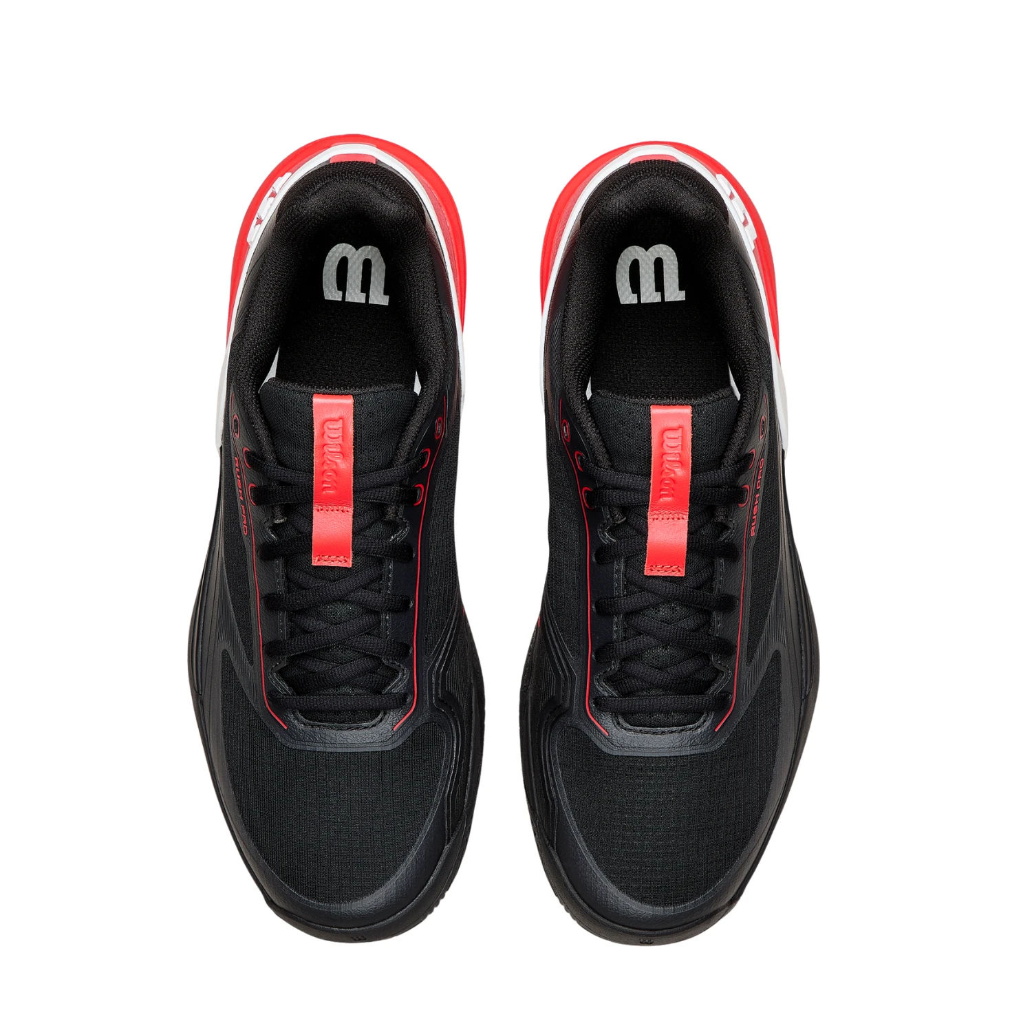 Wilson Rush Pro 5 Tennis Shoe Men - Black/Red Tennis Shoes Wilson