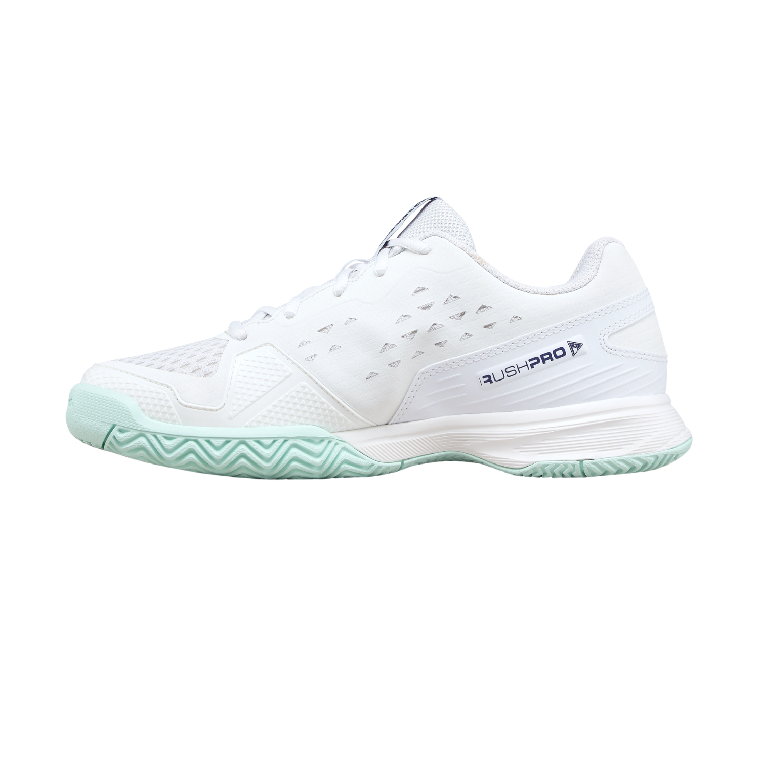 Wilson Rush Pro Ace Junior L Tennis Shoe - White/Bay/Skipper Blue Tennis Shoes Wilson