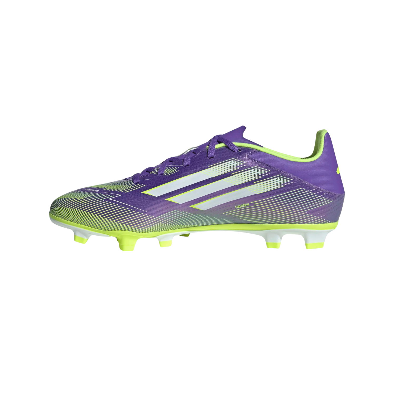 Adidas F50 Club FG/MG Football Boots - Purple Purple Rush Ftw White Lucid Lemon shoes Adidas