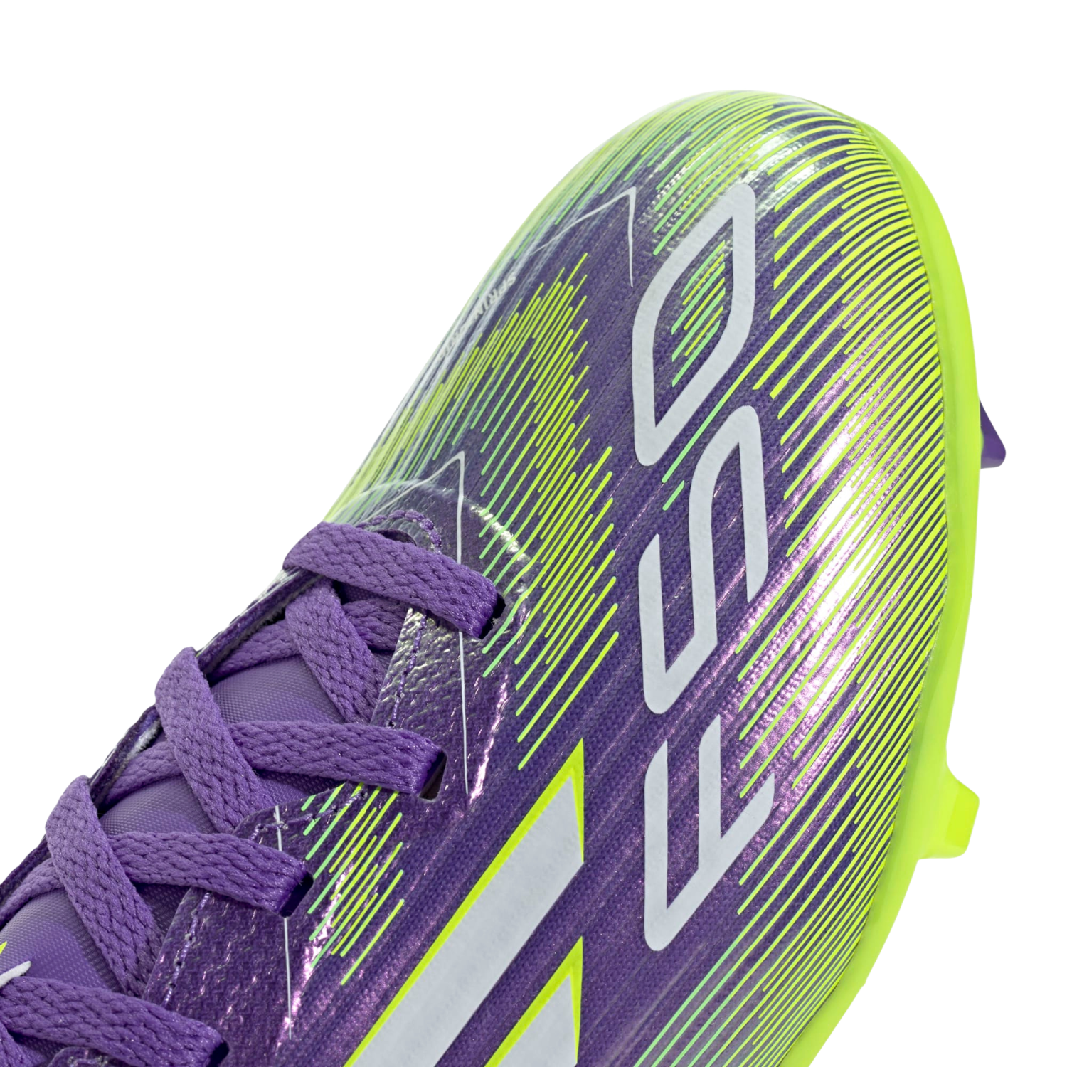 Adidas F50 League FG/MG Shoes Junior - Purple/White/Lemon shoes Adidas
