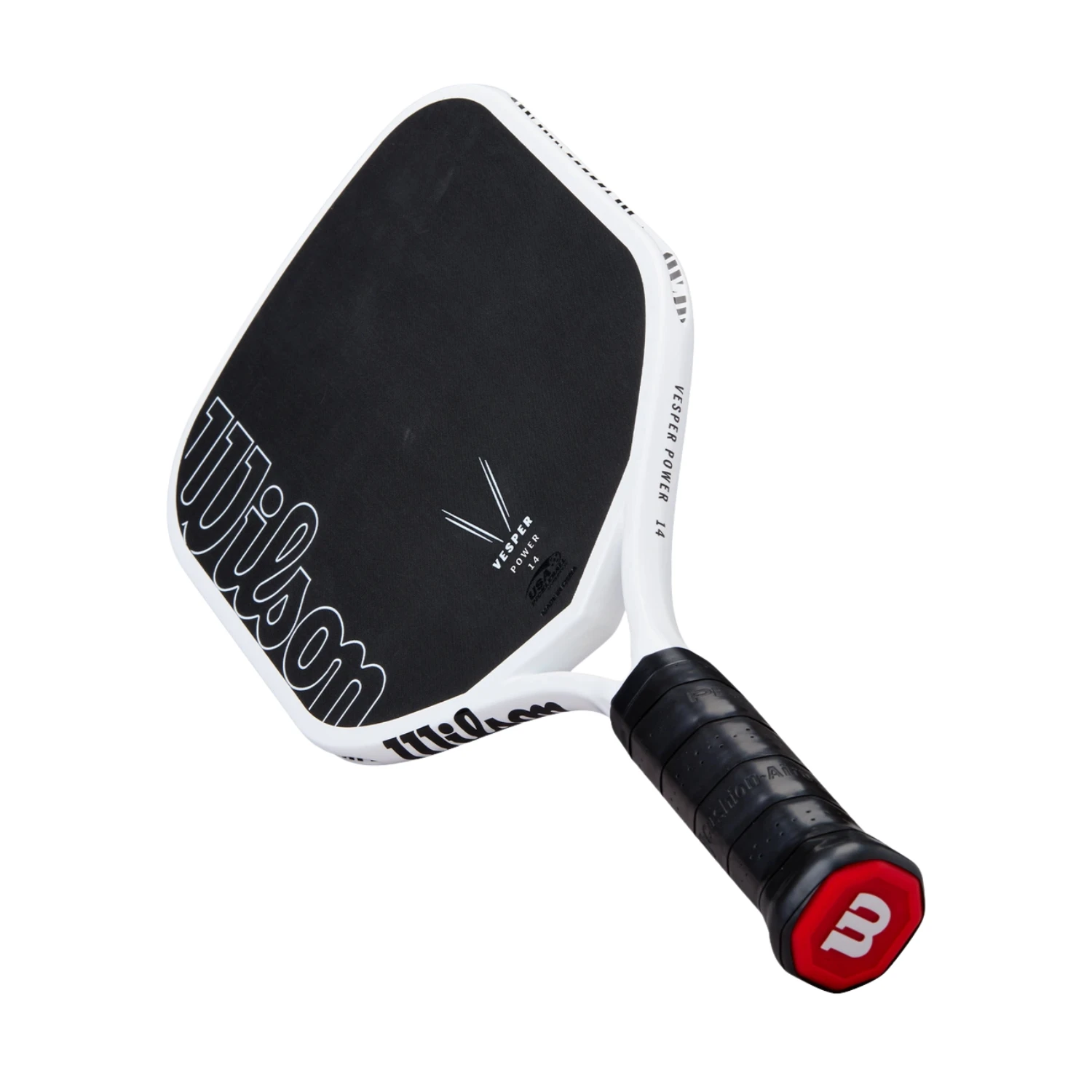 Wilson Vesper Power 14 V1 Pickleball Paddle - Black Pickleball Paddle Wilson