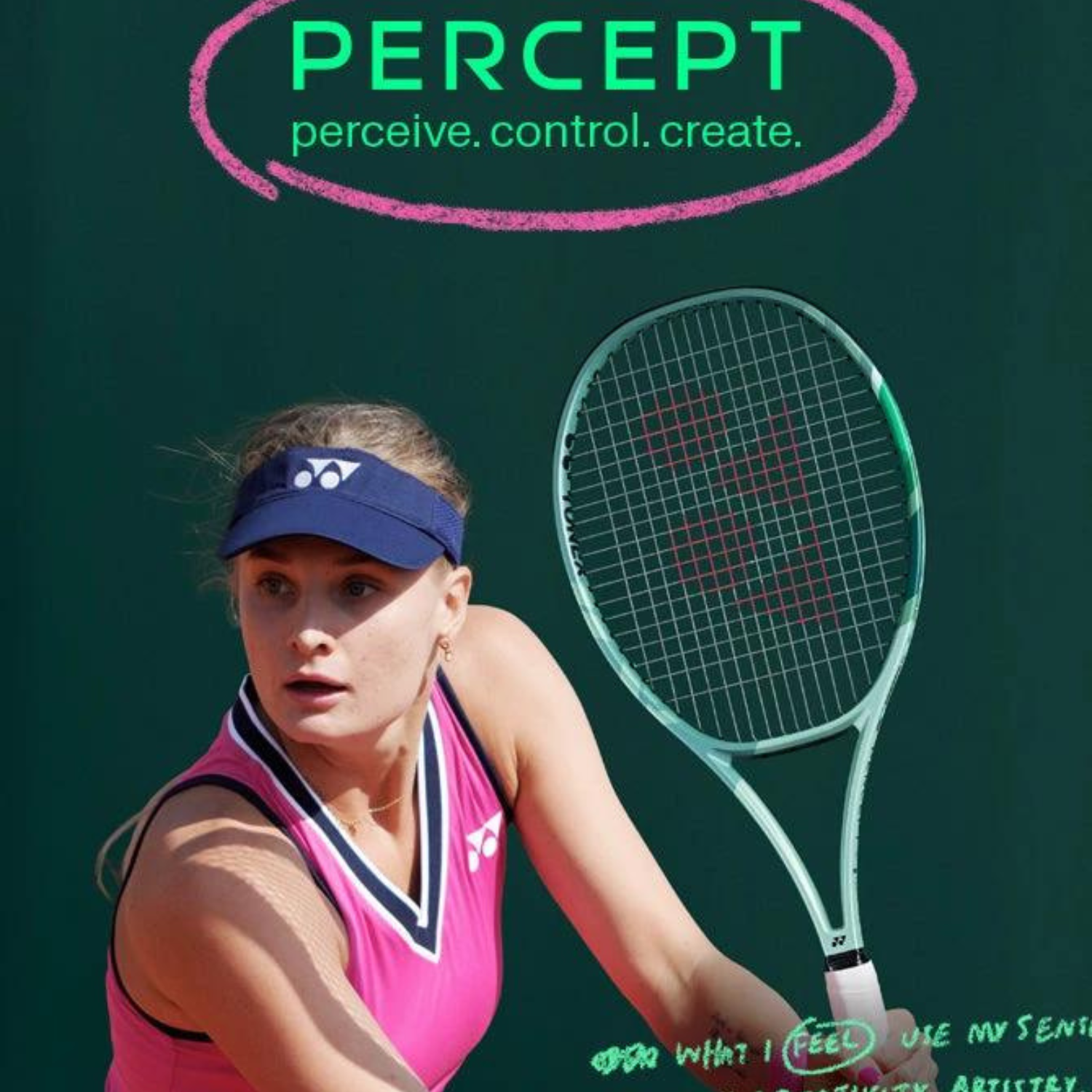 Demo Yonex Percept 97H 330g Unstrung Tennis Racket Demo Tennis Yonex