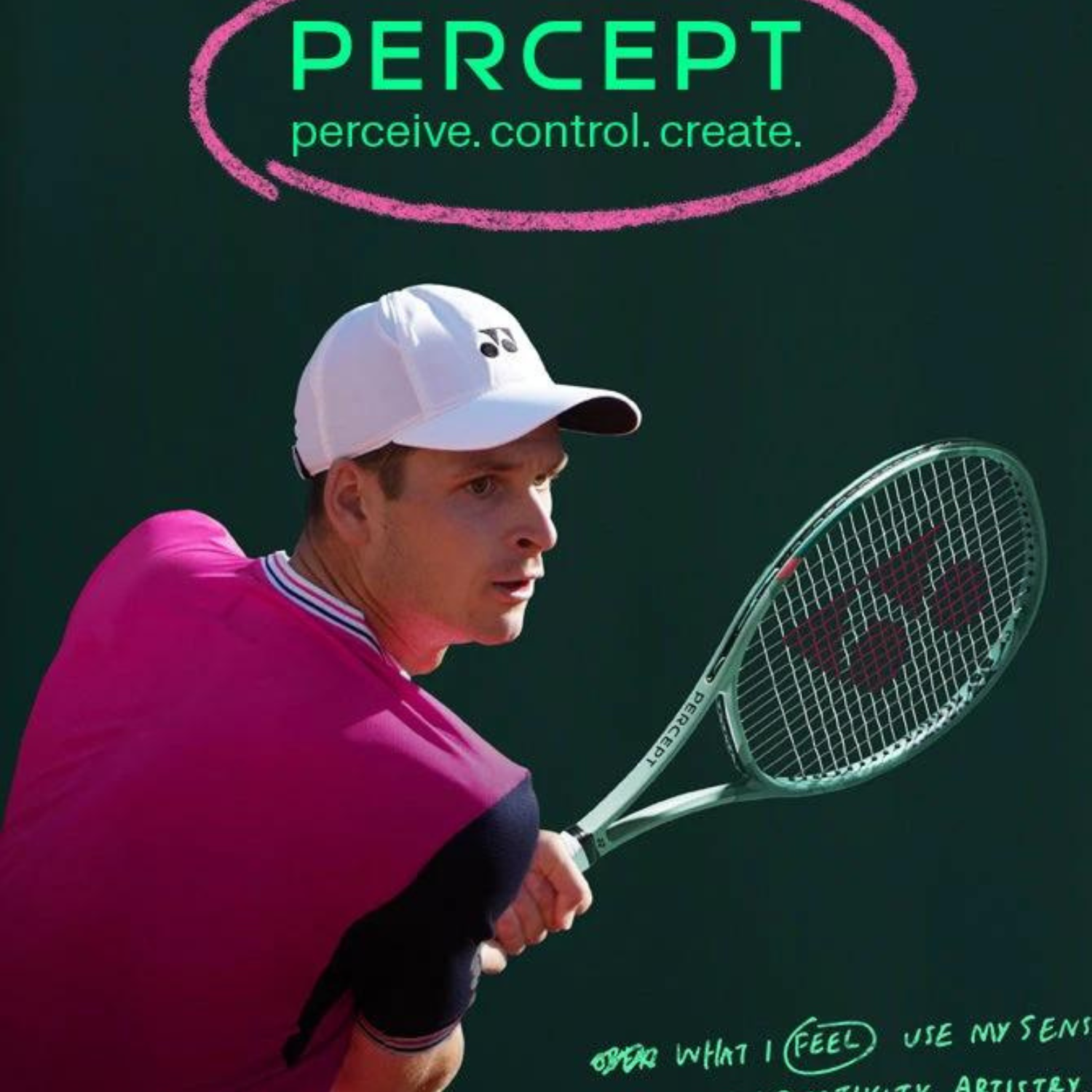 Demo Yonex Percept 97H 330g Unstrung Tennis Racket Demo Tennis Yonex