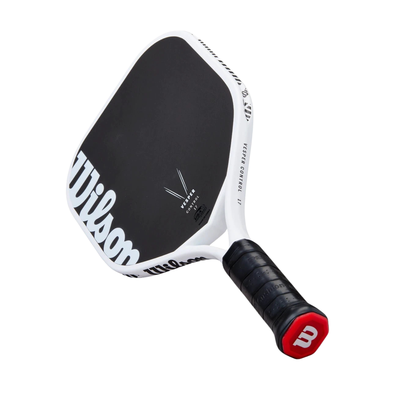 Wilson Vesper Control 17 V1 Pickleball Paddle - Black Padel Wilson