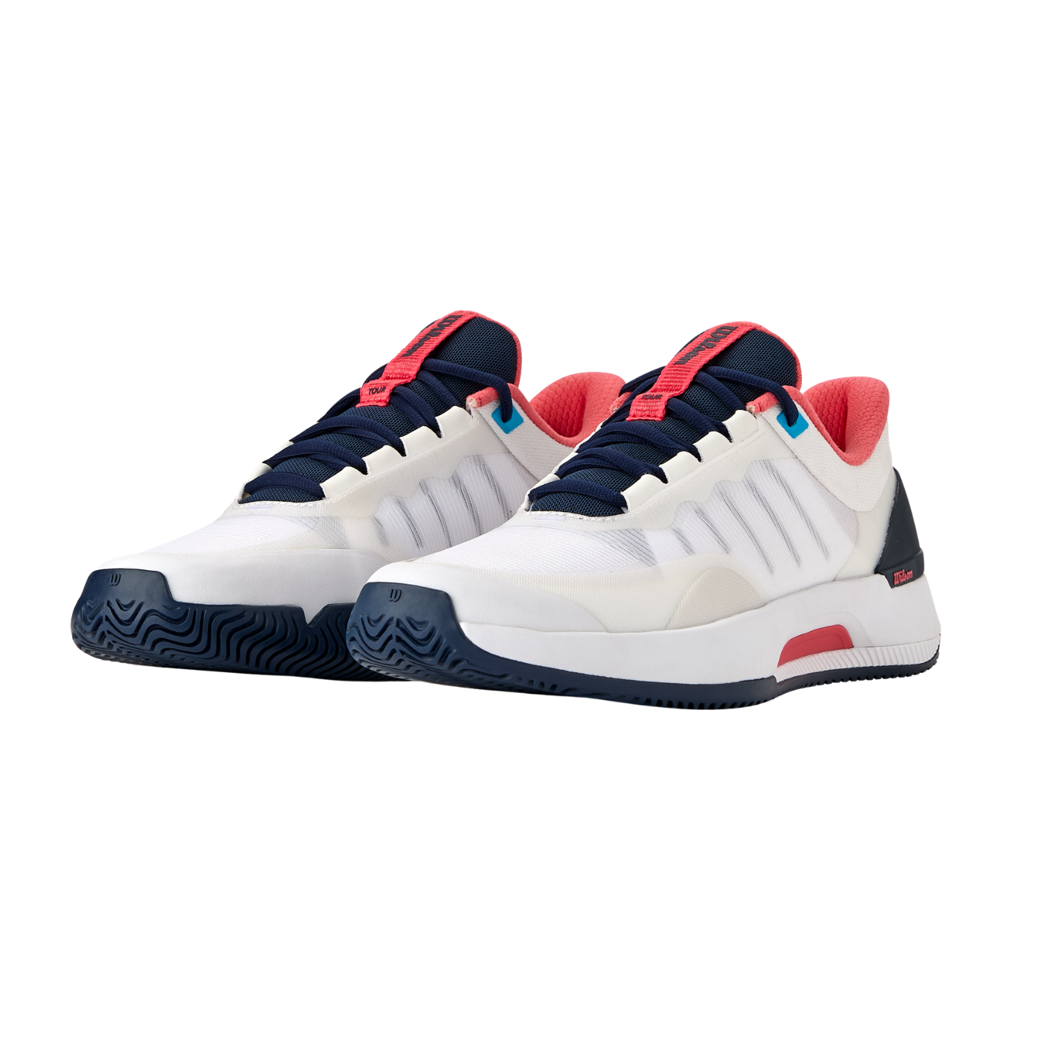 Wilson Intrigue Tour Tennis Shoe Women - White/Navy Tennis Shoes Wilson