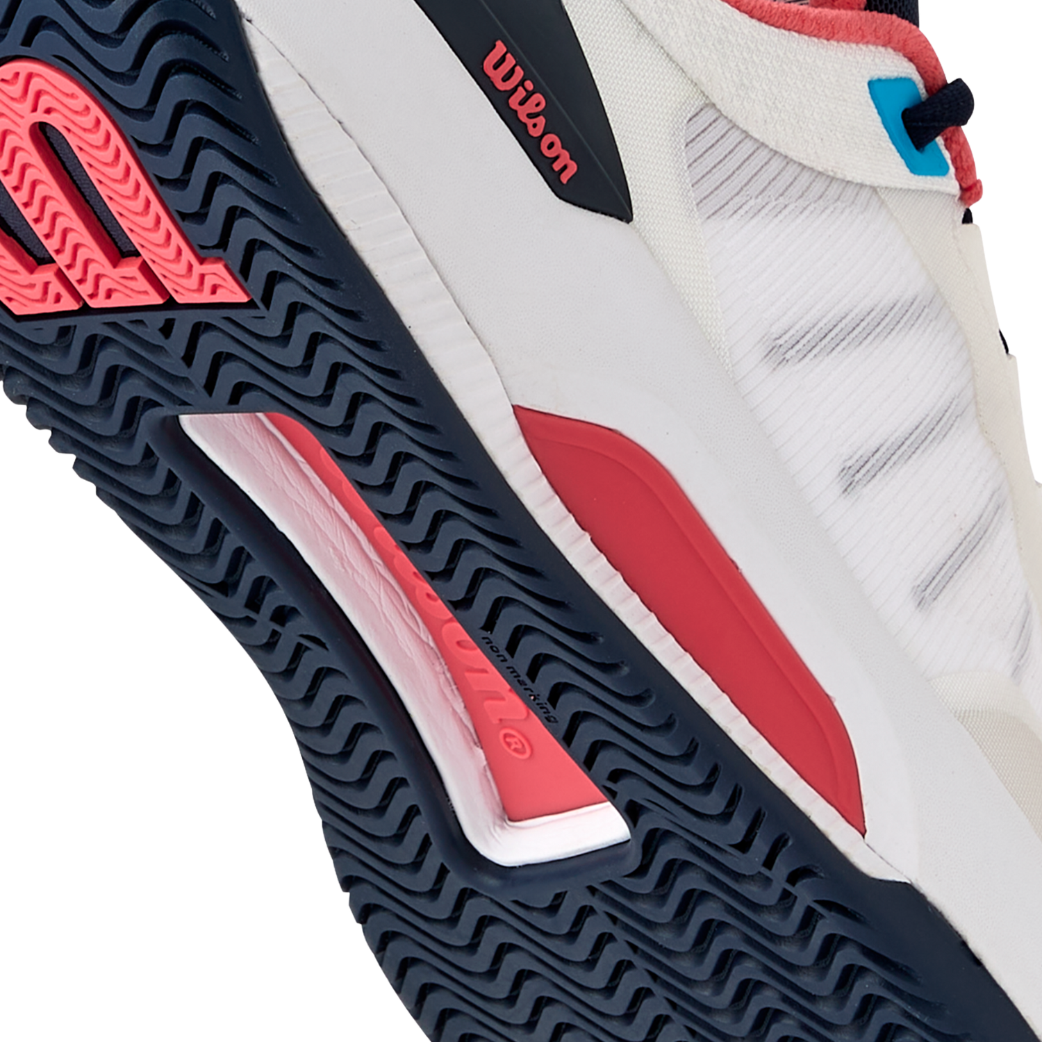 Wilson Intrigue Tour Tennis Shoe Women - White/Navy Tennis Shoes Wilson
