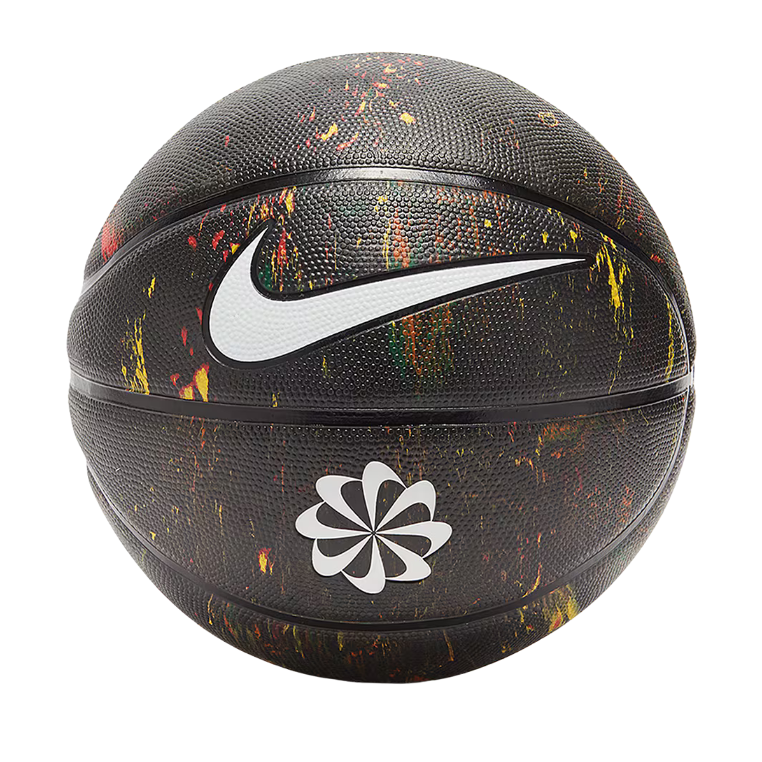 Nike Everyday Playground 8P Next Nature Basketball - Amber/Black Multi Black Black White TestSize Basketball Nike