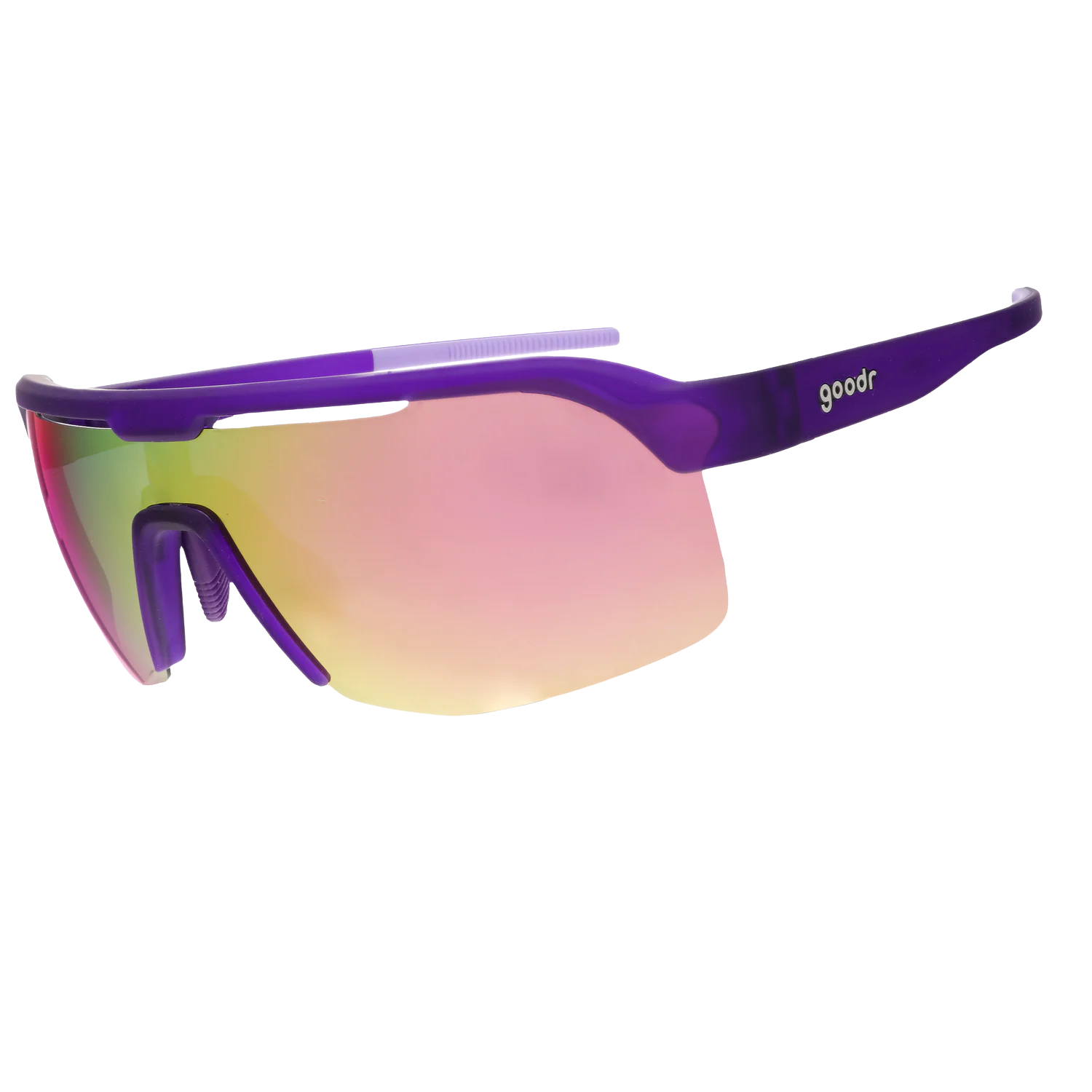 Goodr OG Tentacle Tag Champion Sunglasses - Dark Purple Dark Purple One Size Accessories OG