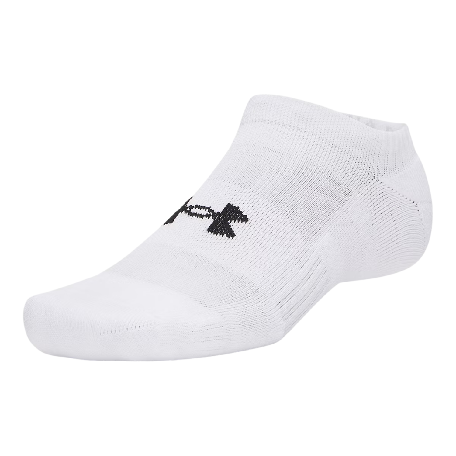 Under Armour Performance Cotton 3Pk No Show Socks Unisex - White/Steel Clothing Under Armour
