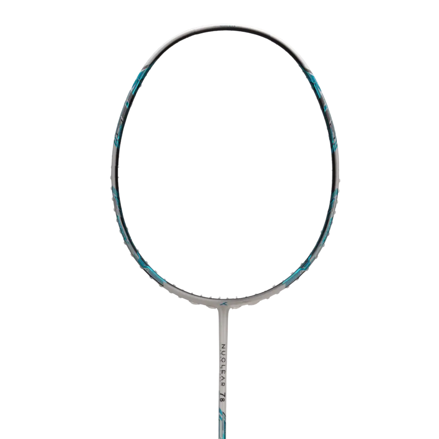 Hundred Nuclear 78 5U Badminton Racket - White/Blue Badminton Rackets Hundred