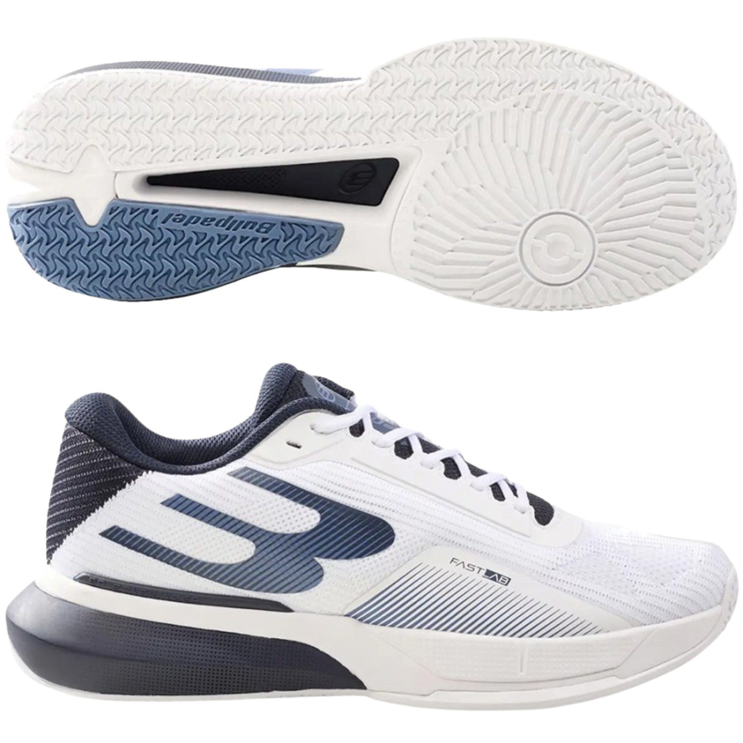 BullPadel Neuron 26V Padel Shoes Men - White Padel Shoes BullPadel