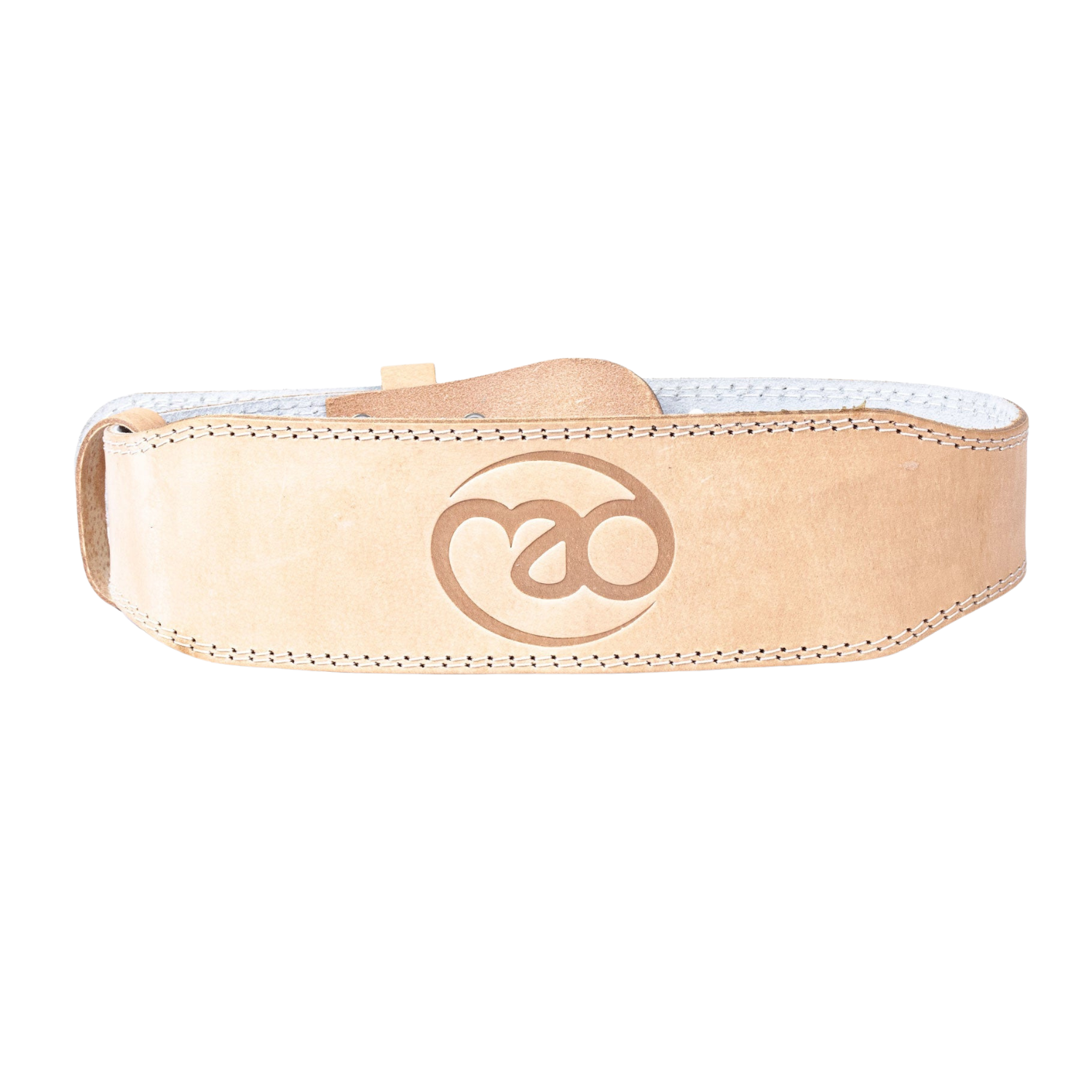 Fitness Mad Leather Weight Lifting Belt - Size L Beige L Accessories Fitness Mad