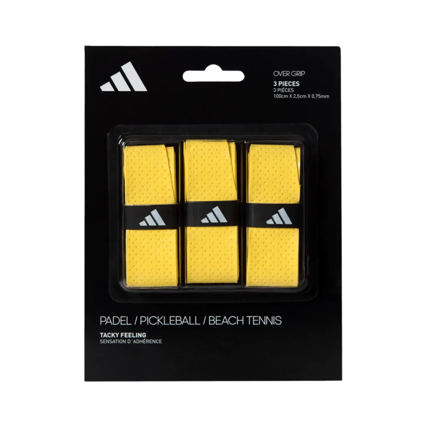 Adidas Padel Overgrip Set 3 Pack - Yellow Yellow 3 Pack Accessories Adidas