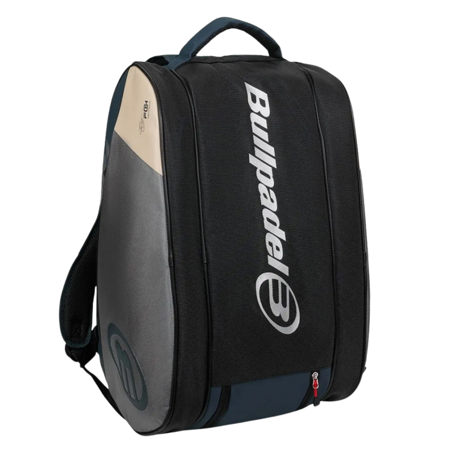 Bullpadel Neuron Racket Bag - Grey/Navy Grey 4 Rackets Luggage BullPadel