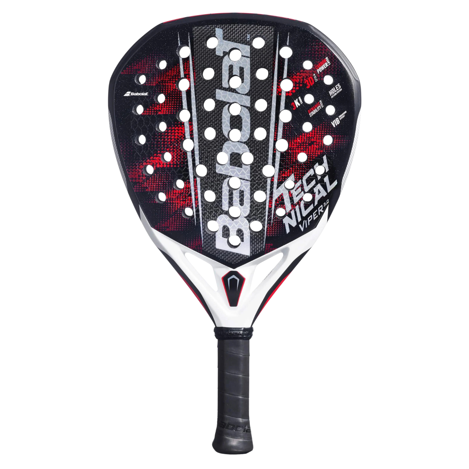 Babolat Technical Viper 3.0 Padel Racket - Red (150175) Red One Size Padel Rackets Babolat