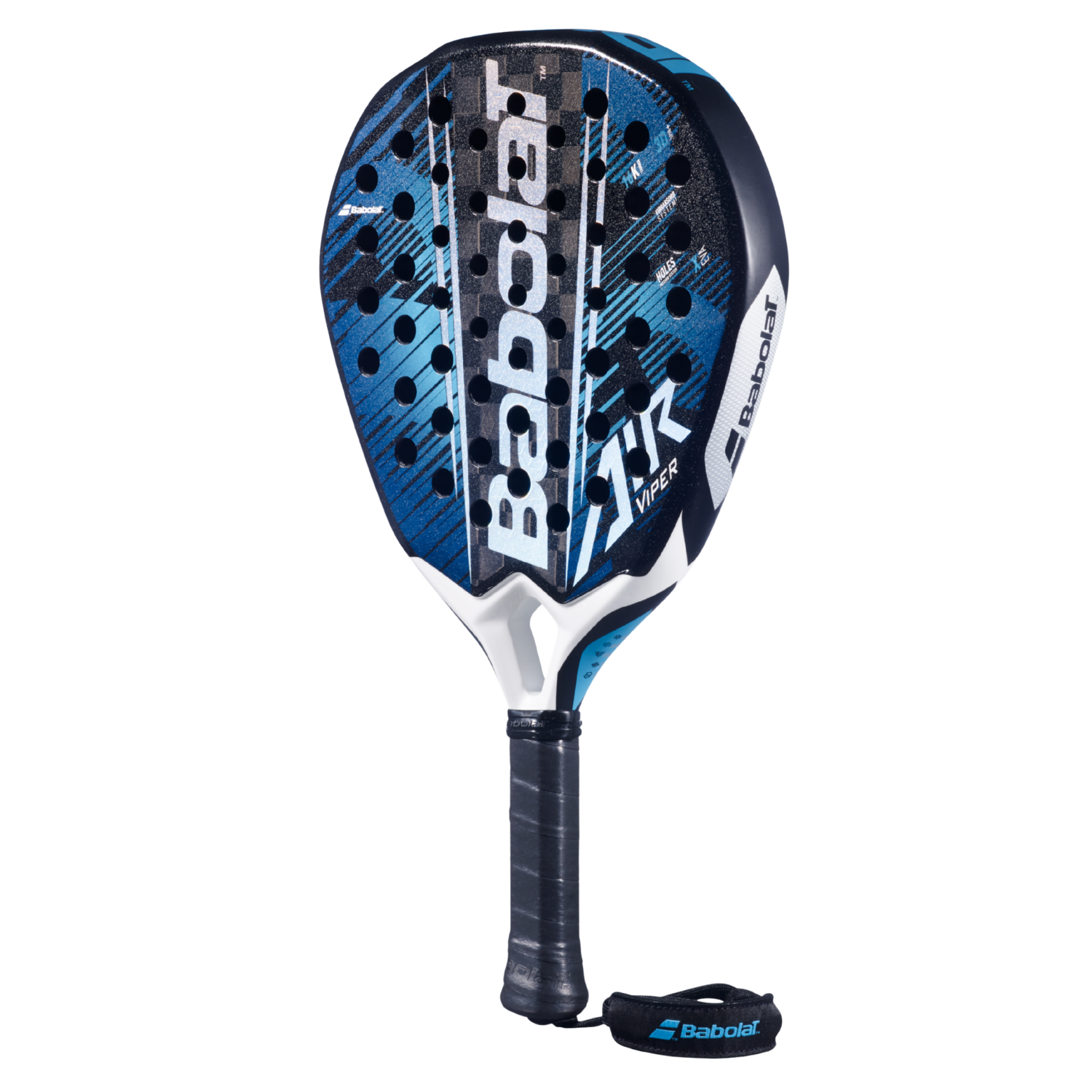 Babolat Air Viper 2.6 Padel Racket - Black/Blue (150176) Padel Rackets Babolat