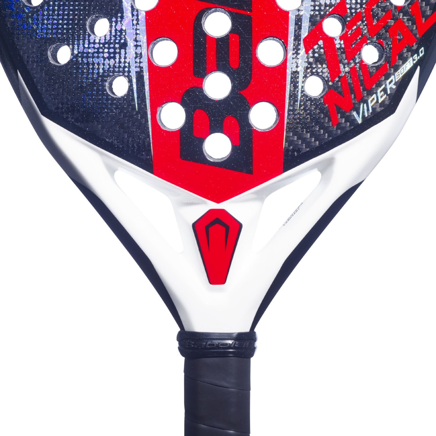 Babolat Technical Viper Soft 3.0 Padel Racket - Red/Dark Navy (150179) Padel Rackets Babolat