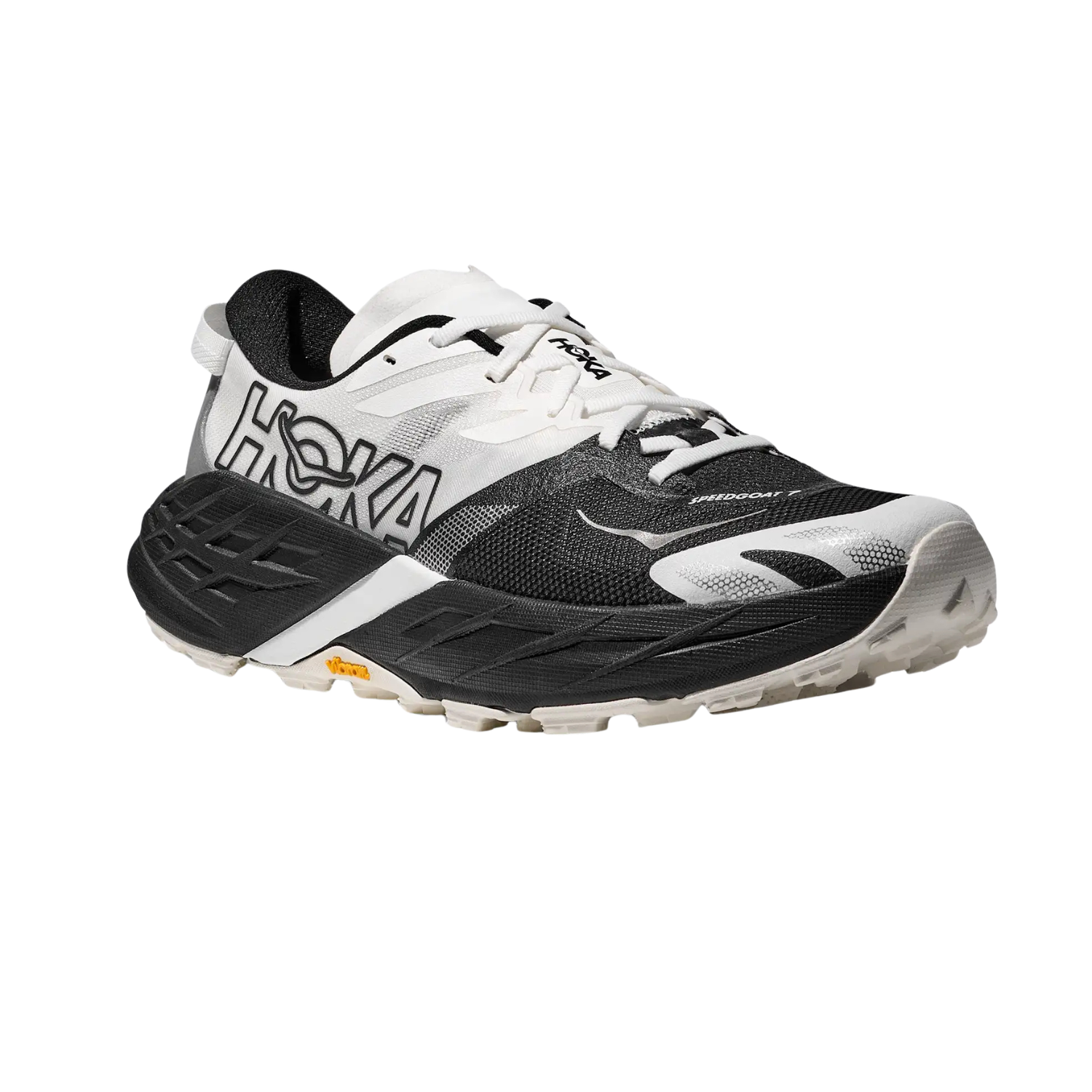Hoka Speedgoat 7 Wide Running Shoe Men - Black/White Running Shoes Hoka