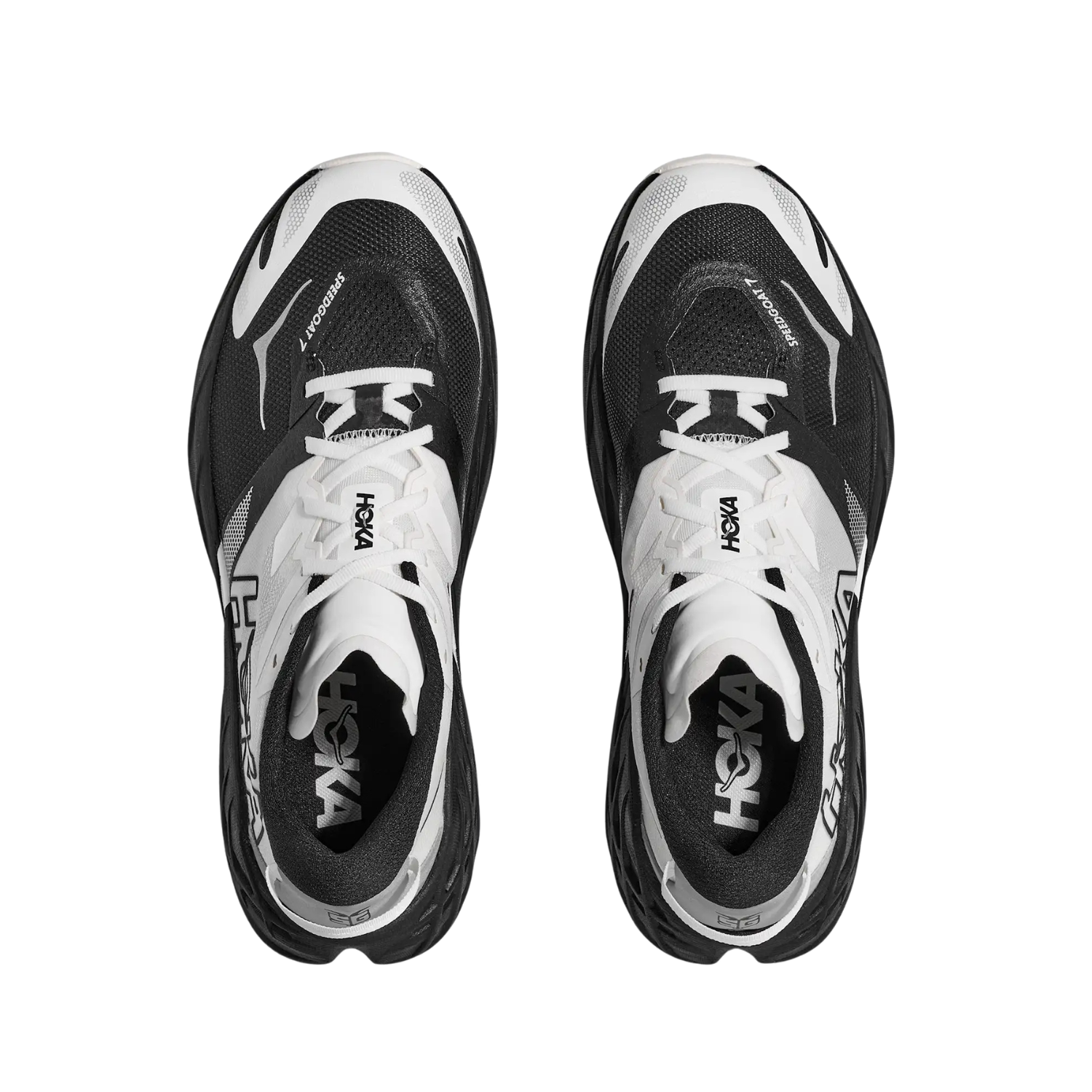 Hoka Speedgoat 7 Wide Running Shoe Men - Black/White Running Shoes Hoka