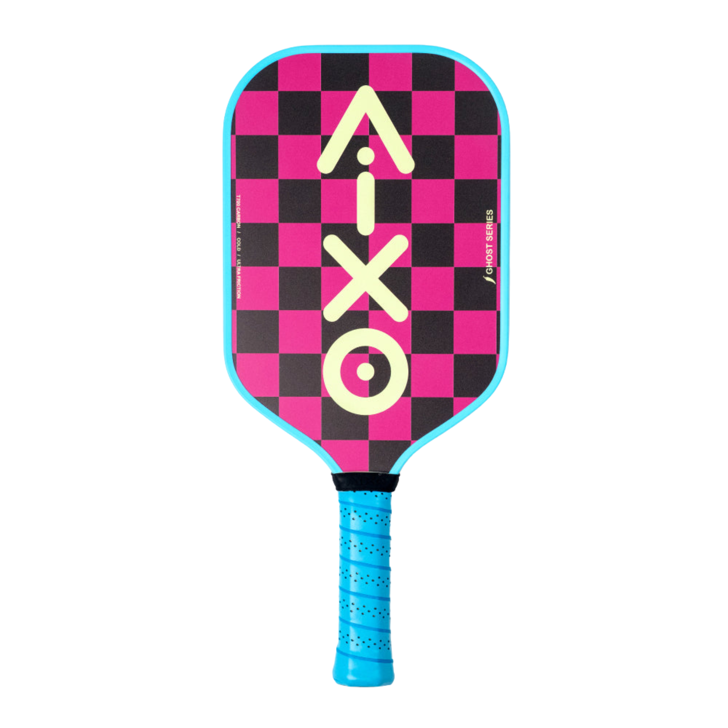 Aixo CP03 Ghost Series Dogtown T700 Carbon Pickleball Paddle Black Pink One Size Pickleball Paddle Aixo
