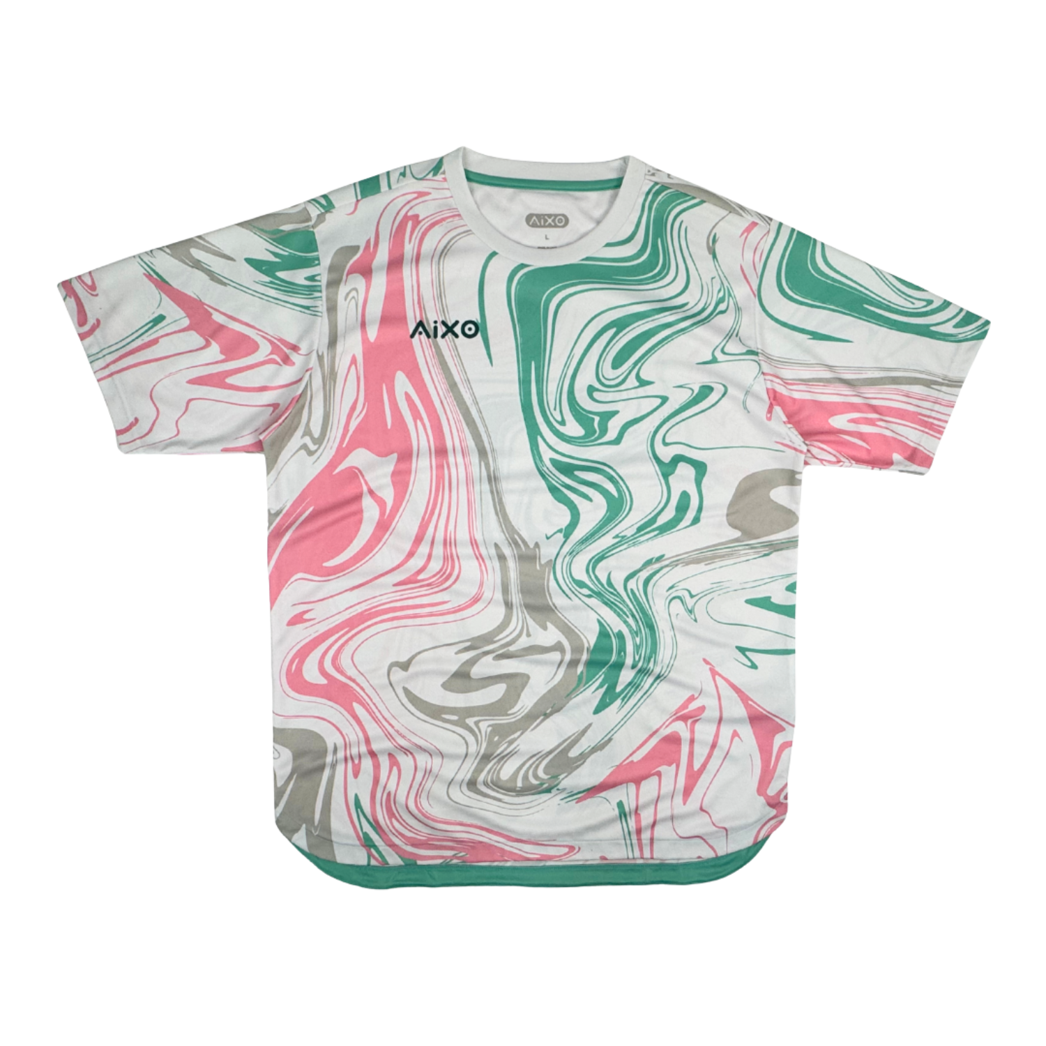 Aixo Chrome 3 Mens T-Shirt - White T Shirt Aixo