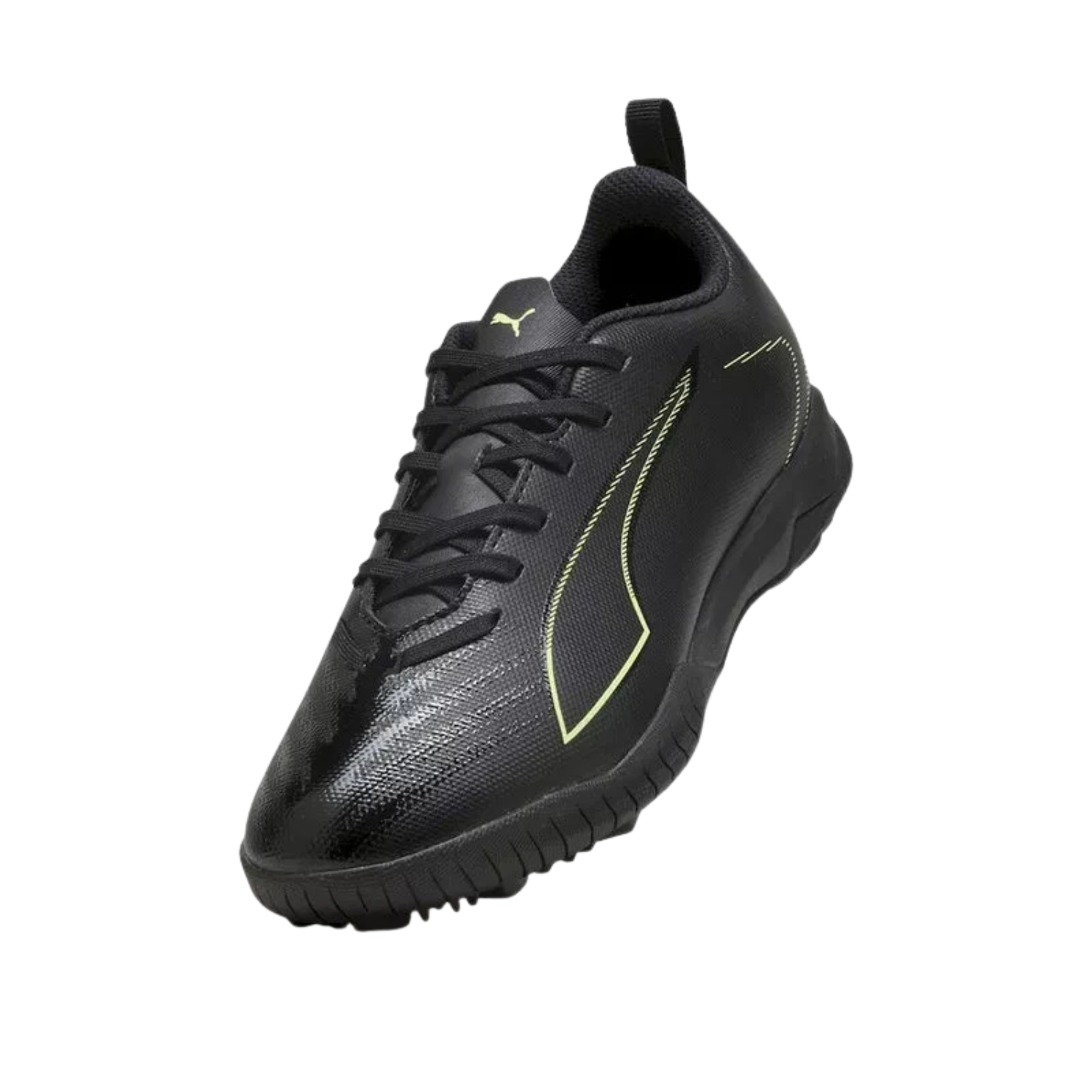 Puma Ultra 6 Play TT Football Boots Junior - Puma Black/Green Football Boots Puma