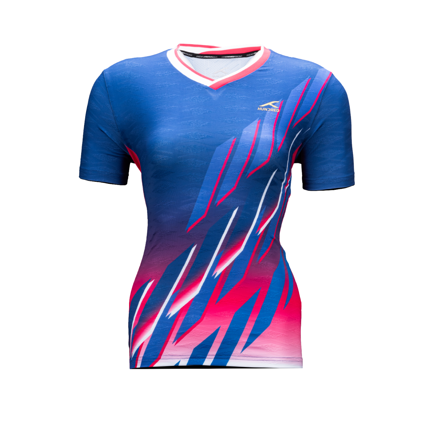 Hundred RN T-Shirt Women HBTS-5M029-3 Blue Clothing Hundred