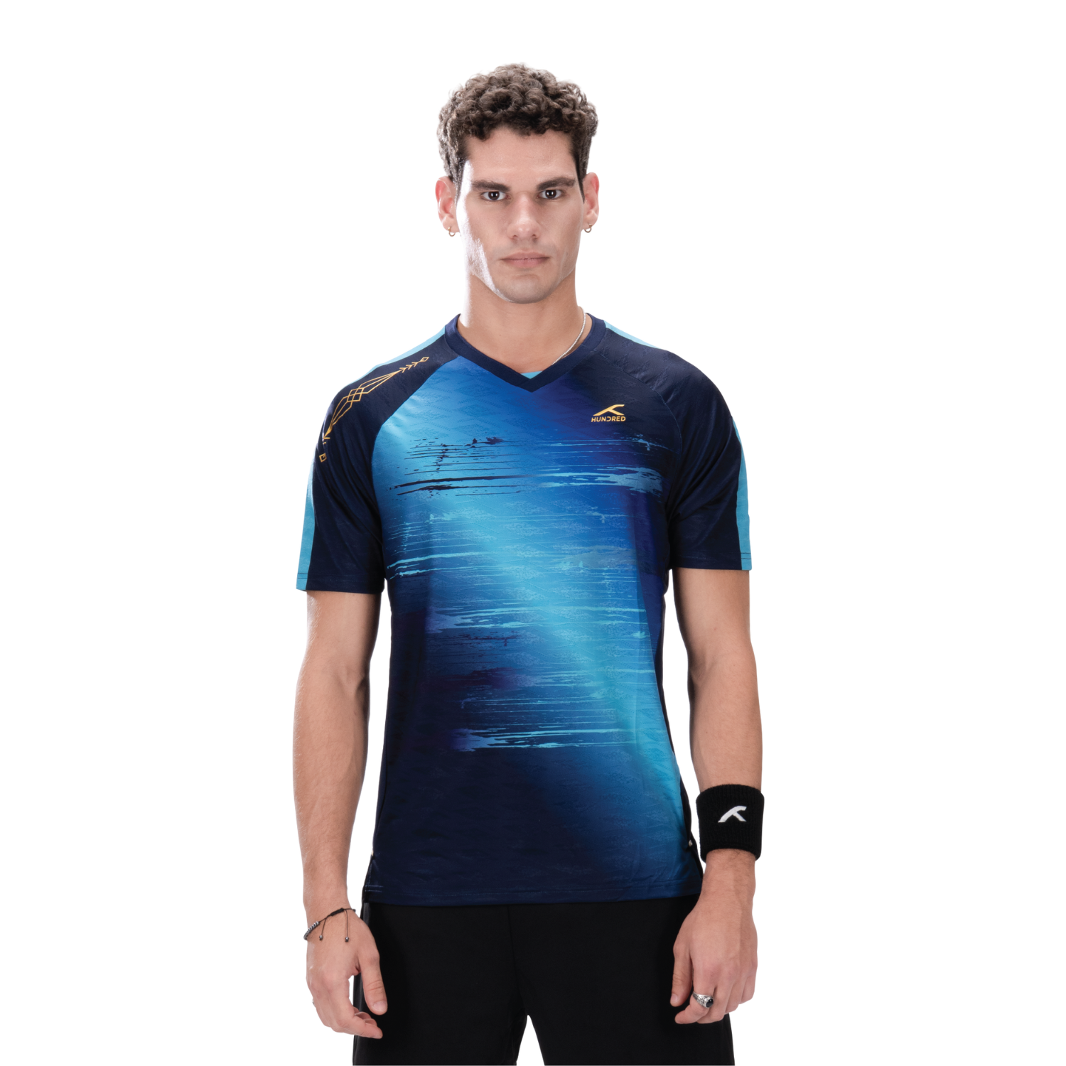Hundred RN T-Shirt Men HBTS-5M013-3 Navy Clothing Hundred