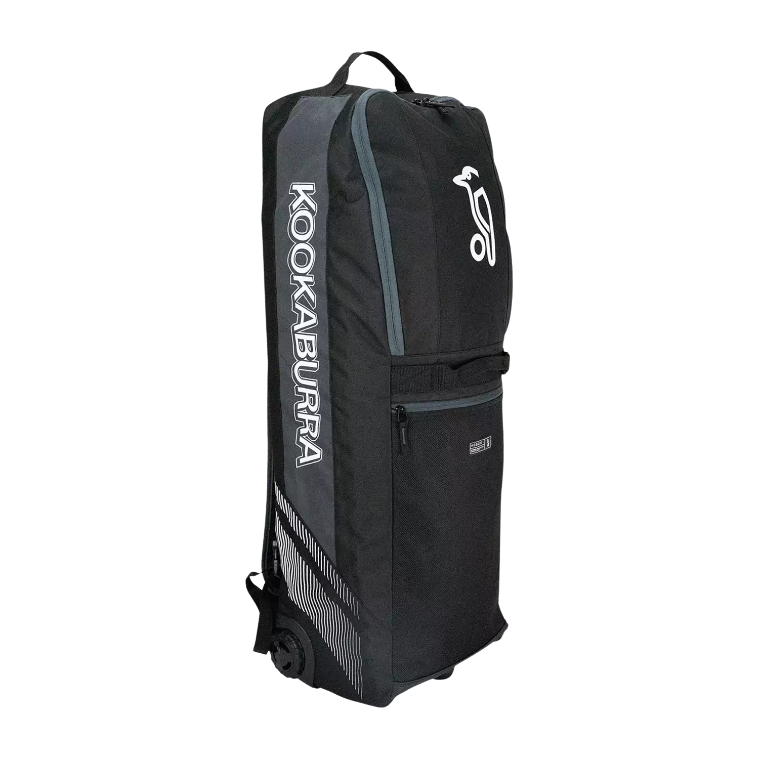 Kookaburra WD5000 Wheelie Duffle Bag Black Grey One Size Kookaburra
