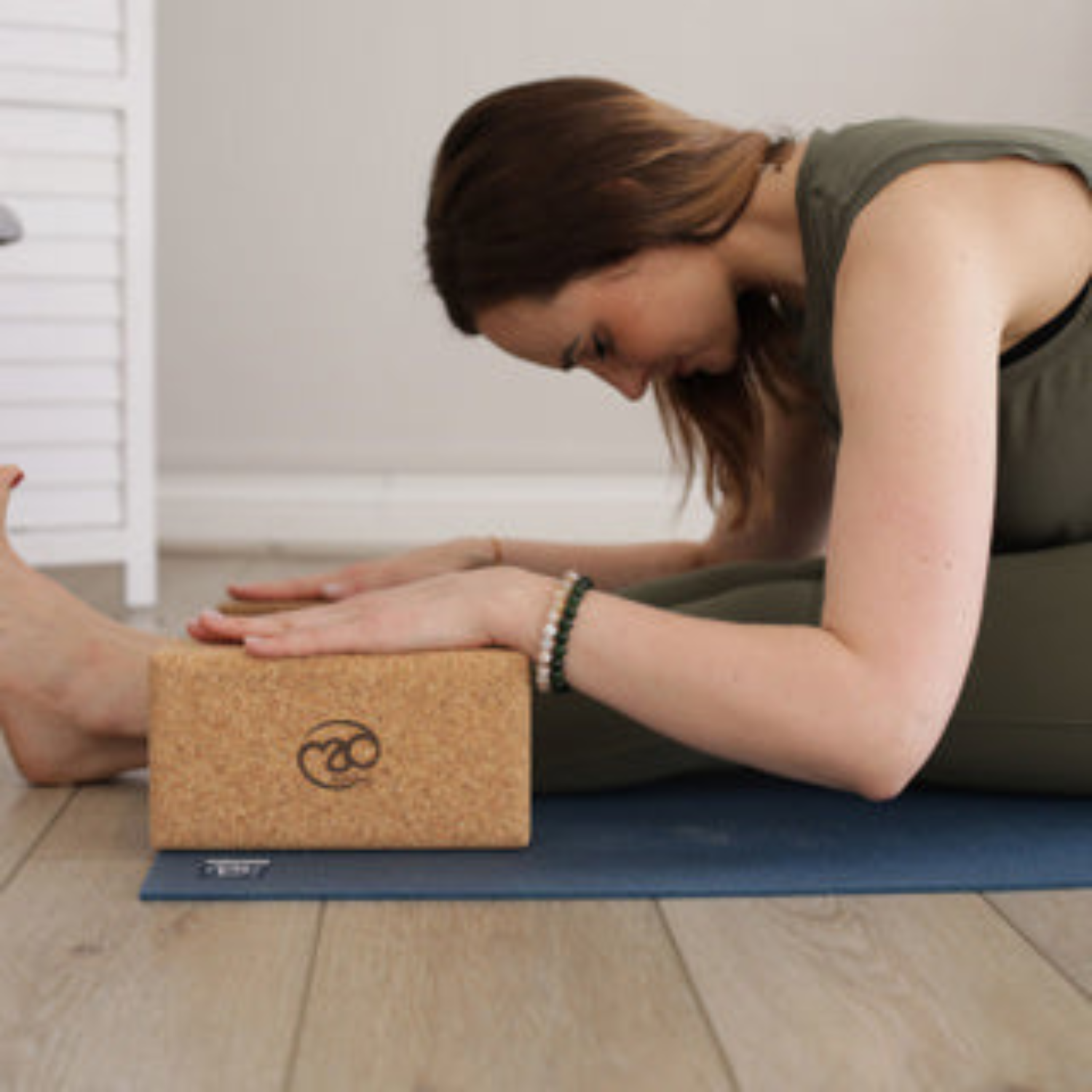Fitness Mad Cork Yoga Brick - Cork Brown Exercise & Fitness Fitness Mad